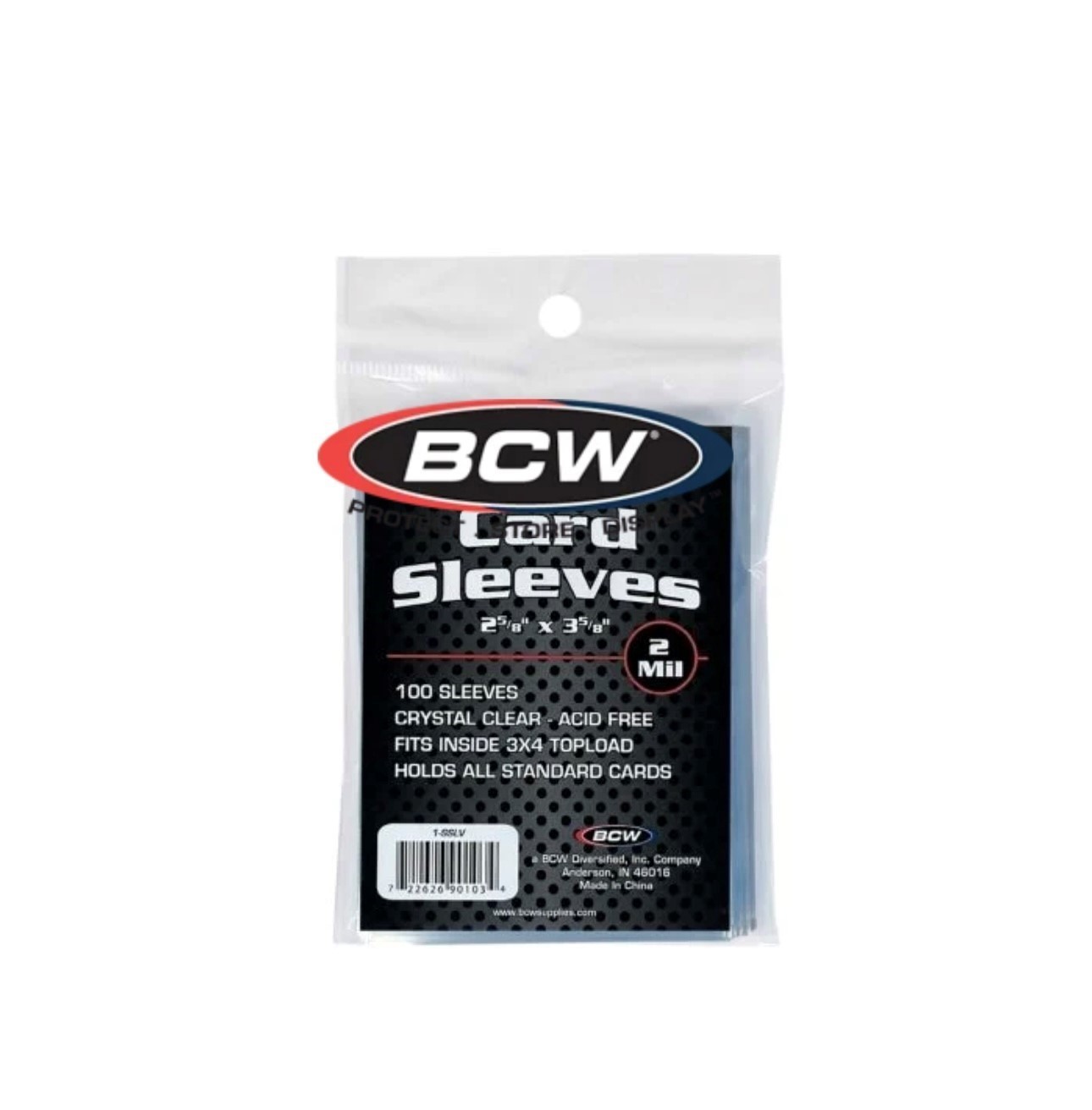 BCW Standard Penny Sleeves – 100 ct Pack | Clear Soft Card Protectors