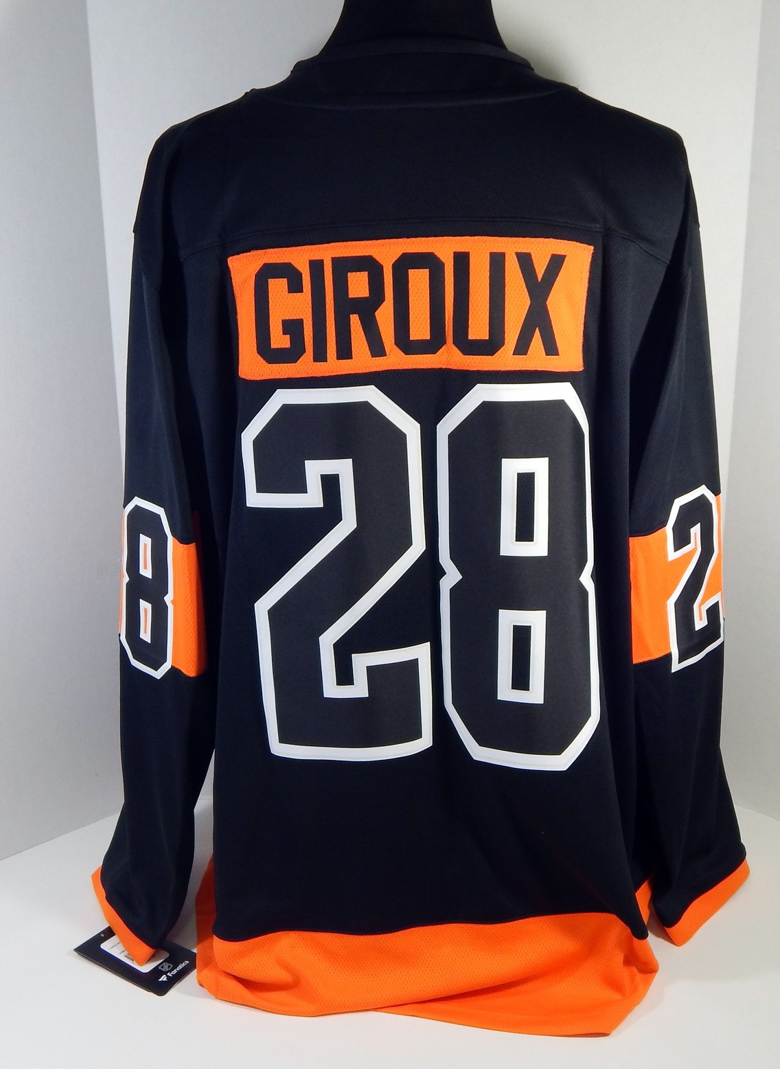 New Mens Philadelphia Flyers Claude Giroux #28 Authentic Fanatic Black Jersey XL