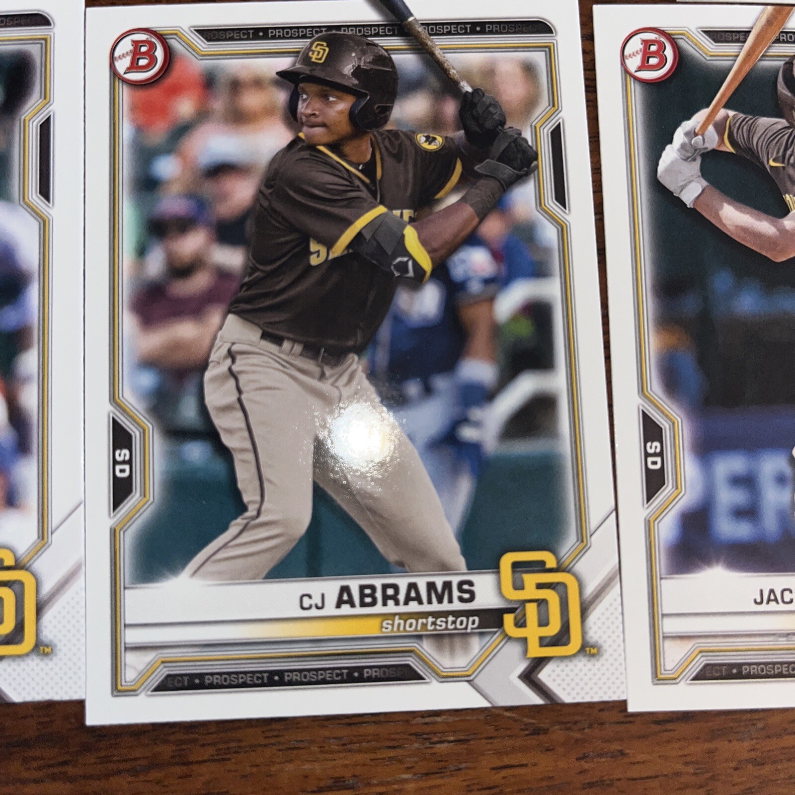 San Diego Padres Cards Includes Tatis, Mochado, Abrams, Hassell Option #1