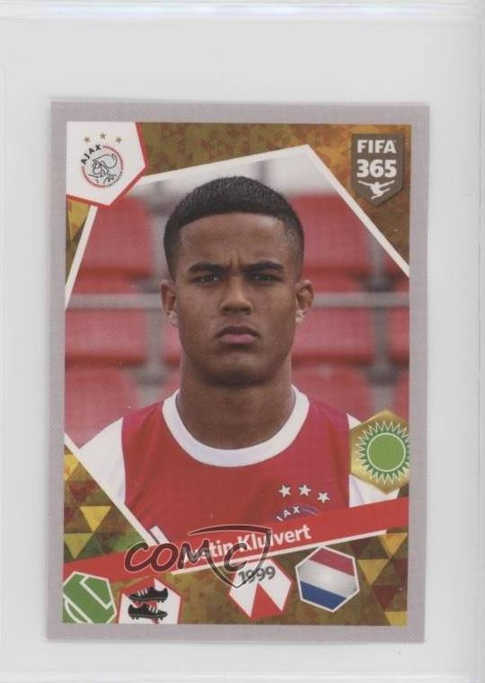 2017-18 Panini Fifa 365 Album Stickers Black Back Justin Kluivert #432 0qc1