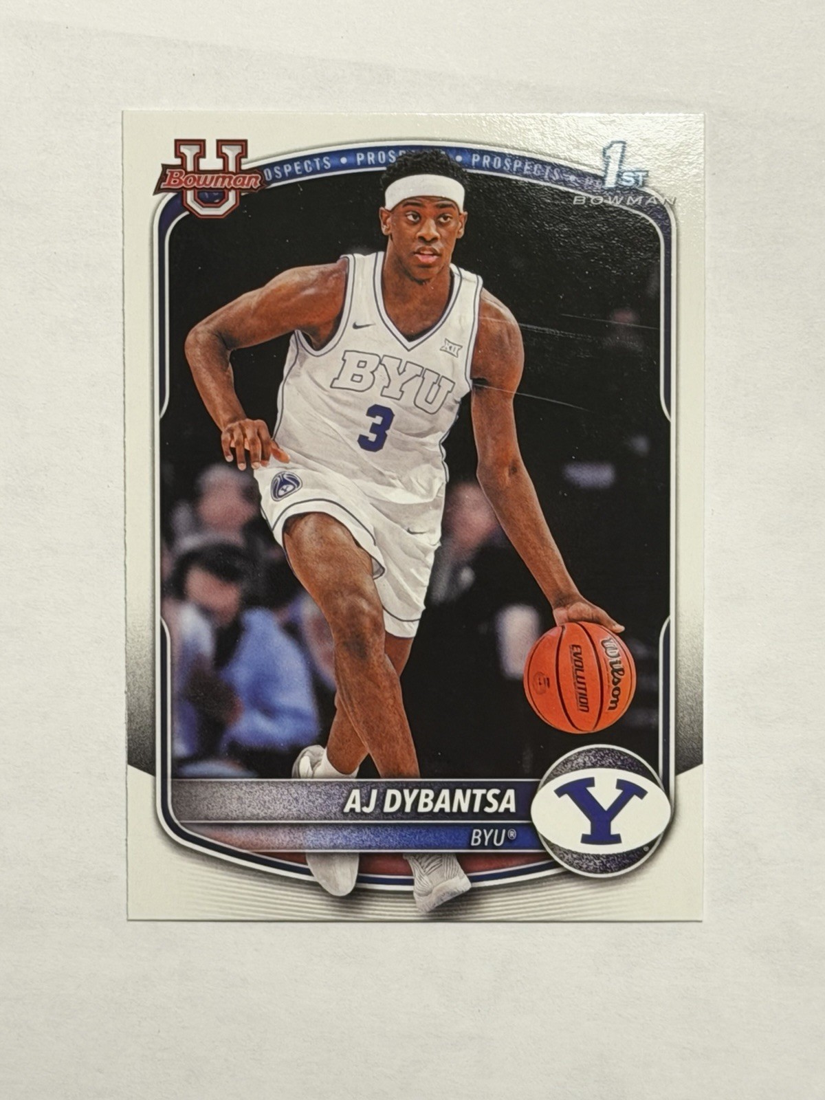 2025-26 Bowman Basketball #BPP-1 AJ Dybantsa Paper 1st Bowman BYU Cougars