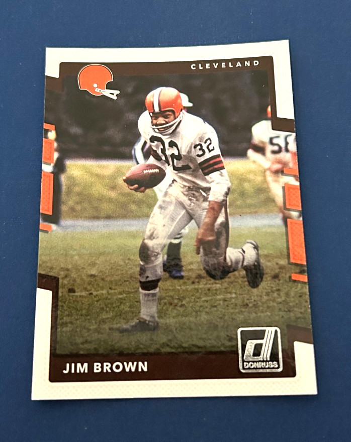 2017 Donruss Football Jim Brown #203 HOF Set Break NM-MT