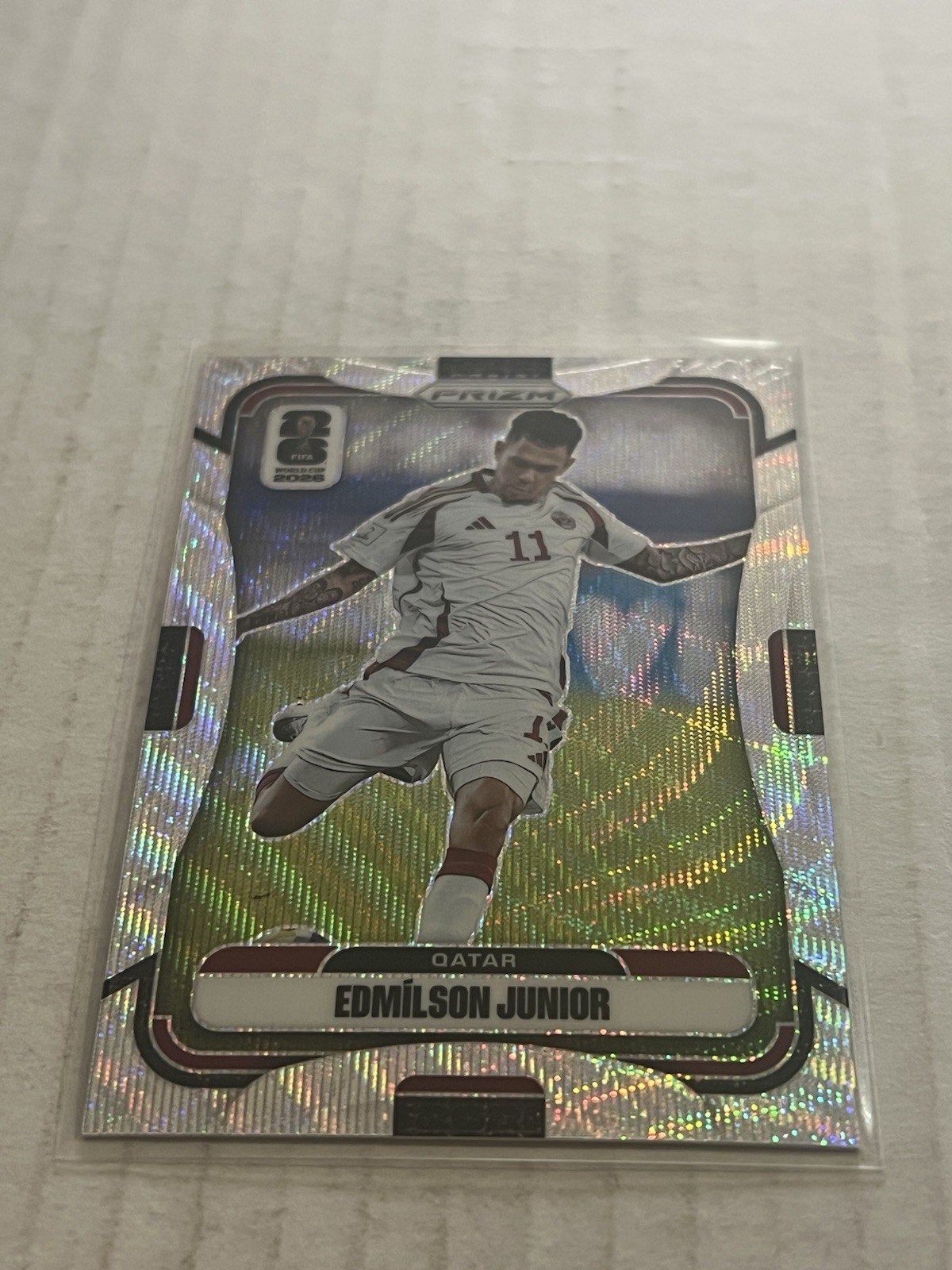 2026 Panini Prizm FIFA World Cup Edmilson Junior Silver Wave Prizm