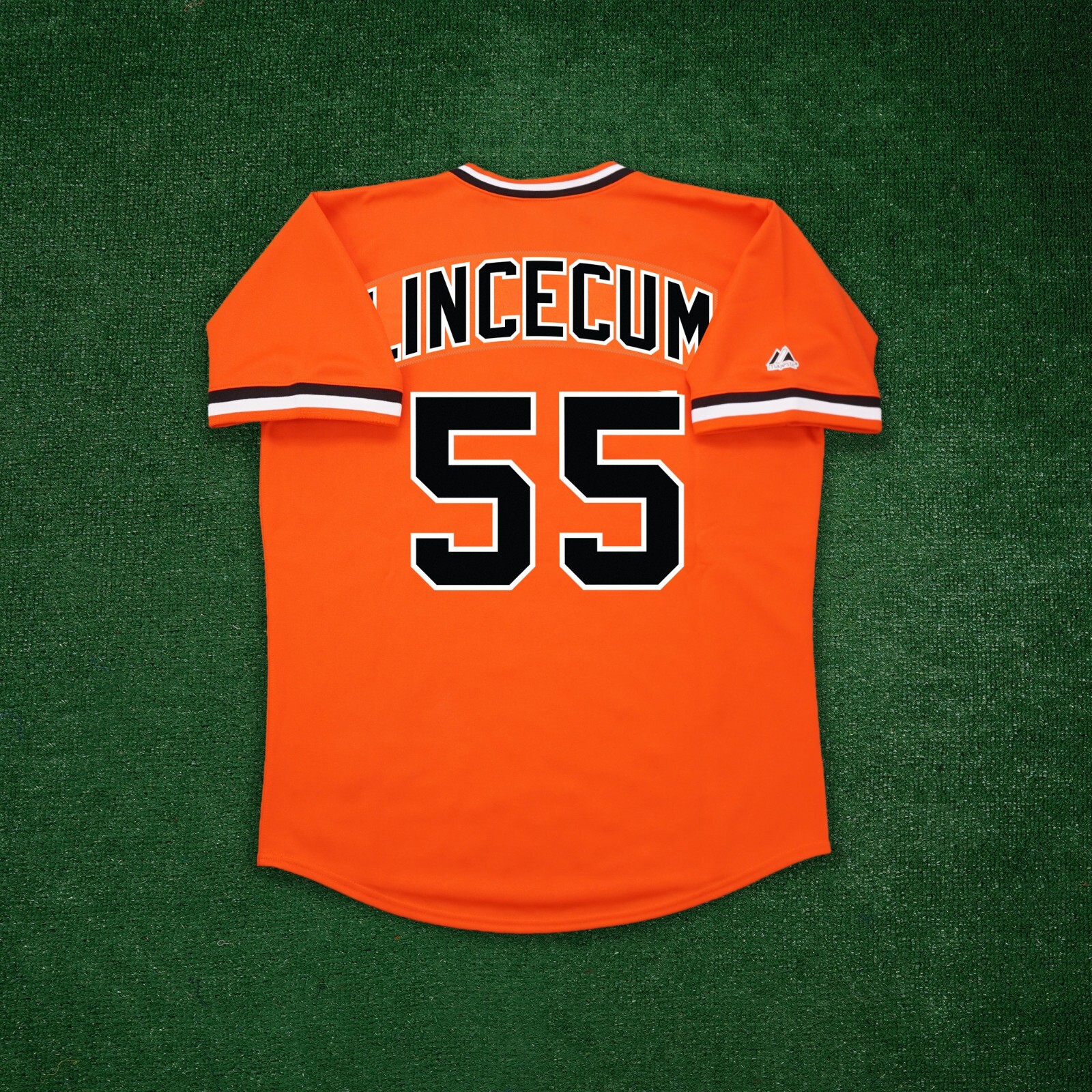 Tim Lincecum 1978 San Francisco Giants Cooperstown Men’s Alt Orange Jersey
