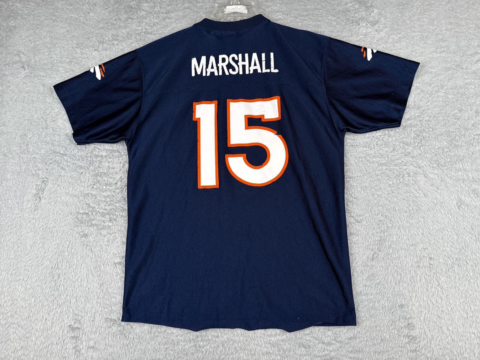 Denver Broncos Football Jersey Youth Extra Large Blue #15 Brandon Marshall