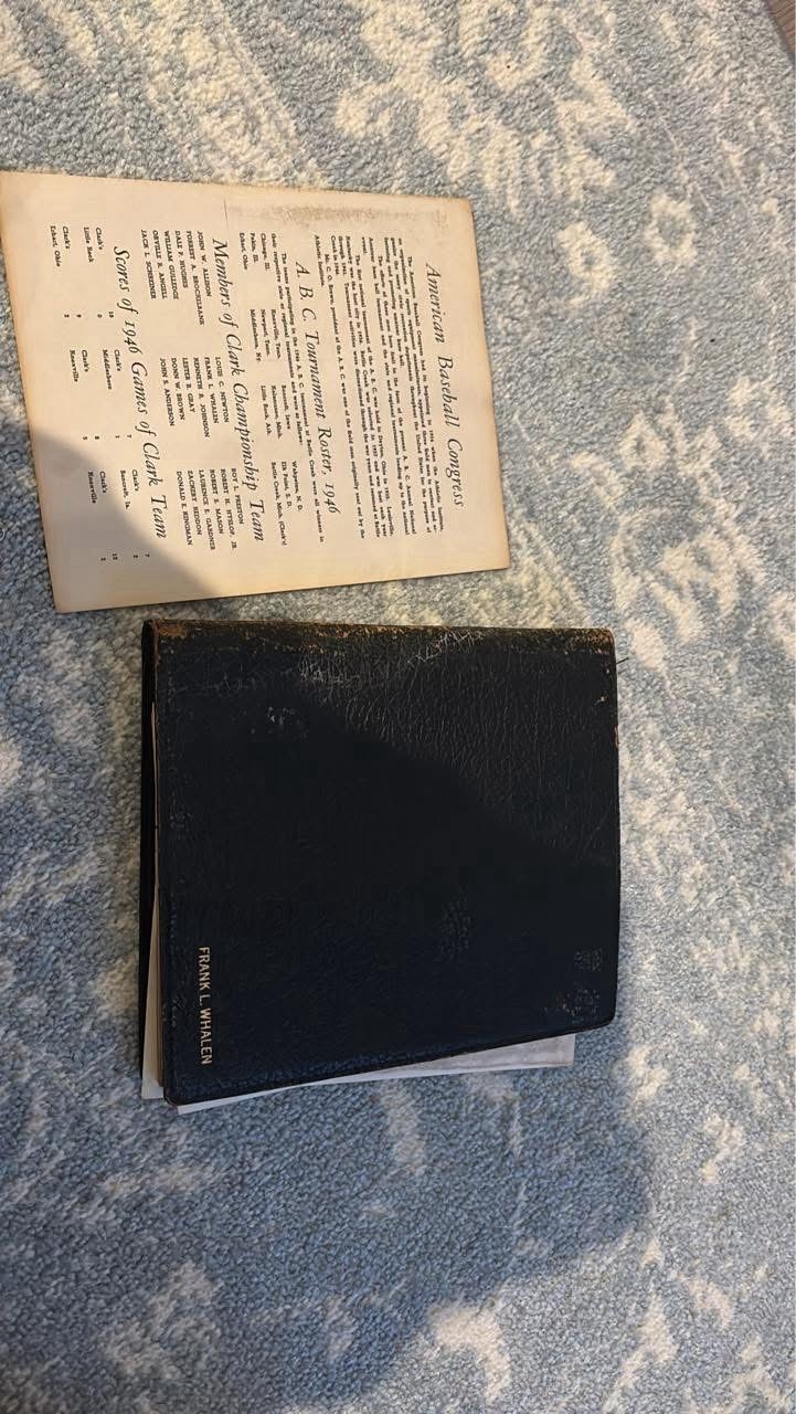 1946 American Baseball Congress national amateur baseball Book -Battle Creek, MI