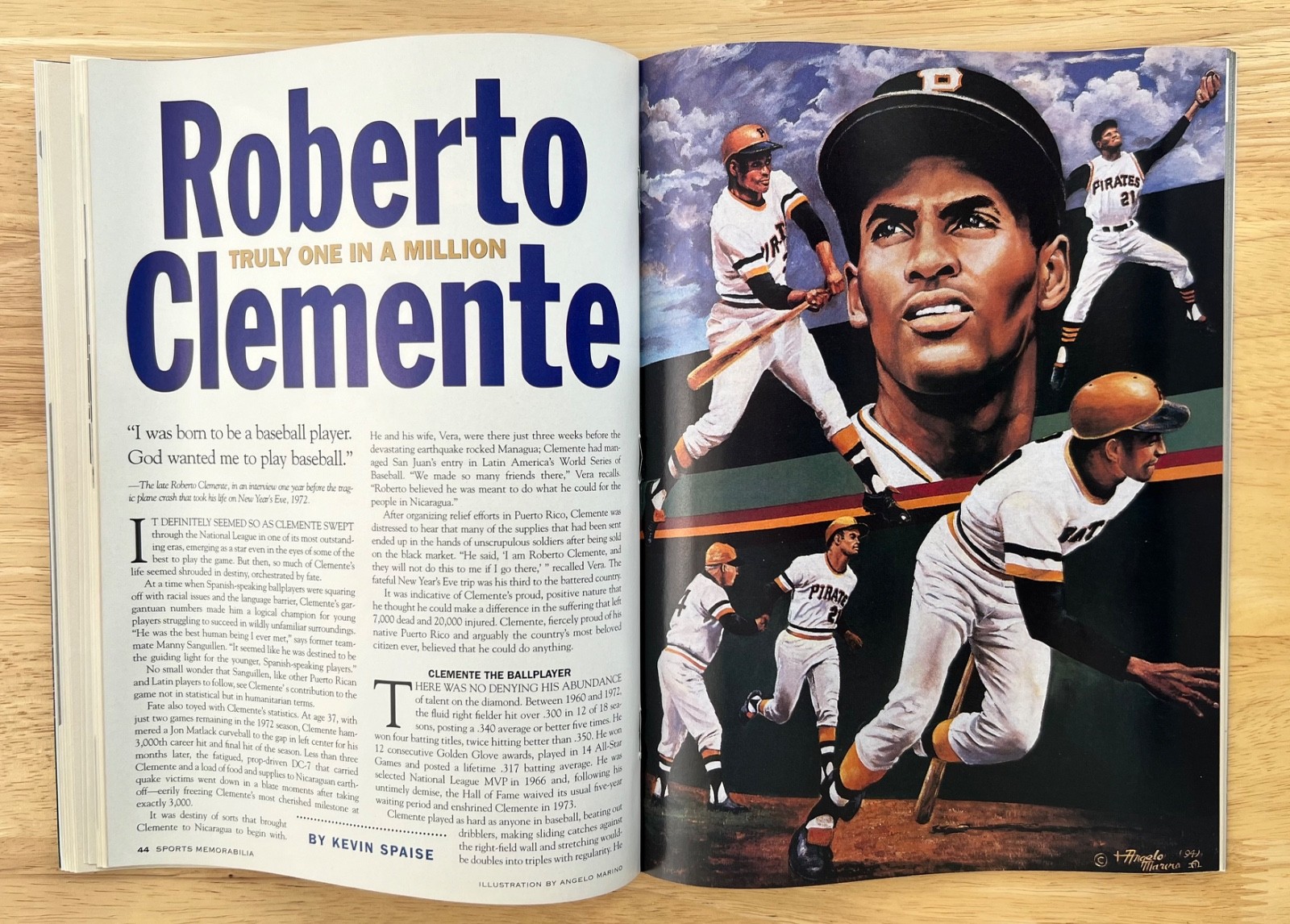 Jan.1995 (Roberto Clemente) ~ Encyclopedia Of Sports Memorabilia & Price Guide