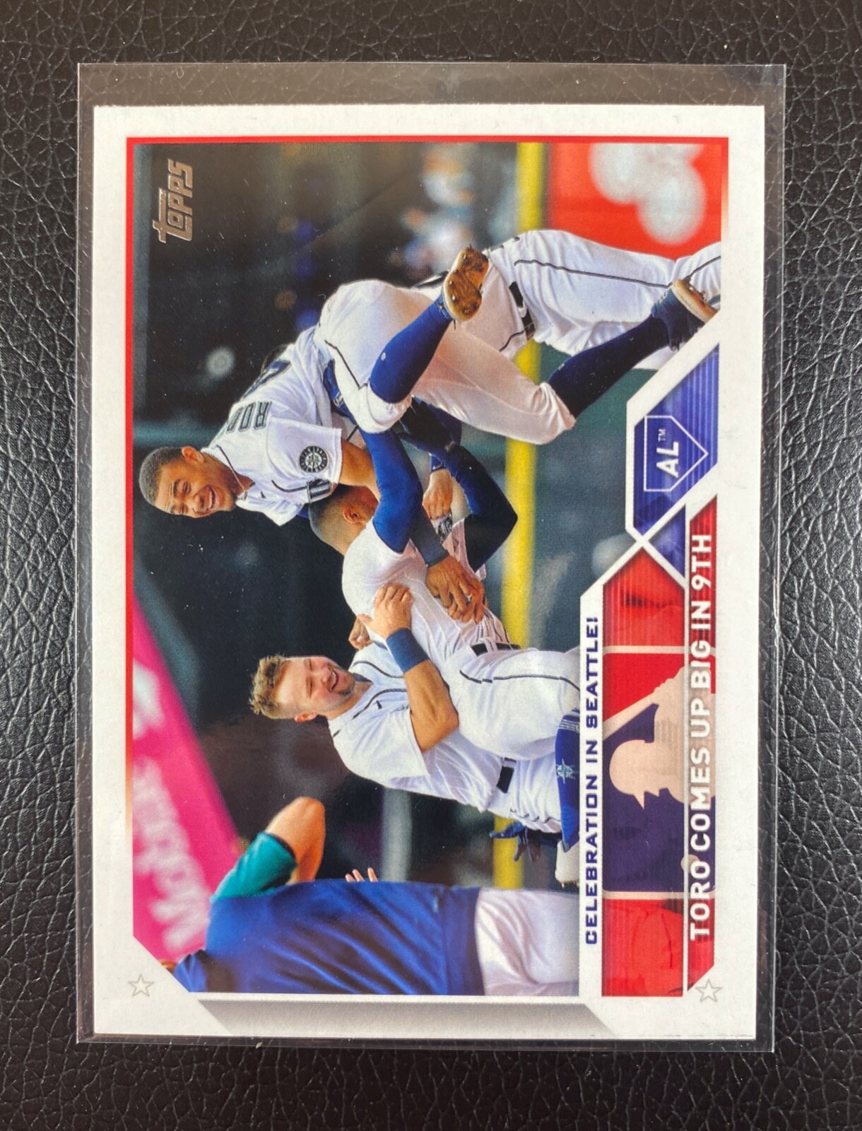 2023 Topps Series 1 1st Edition – Checklist #174 Cal Raleigh, Abraham Toro,…