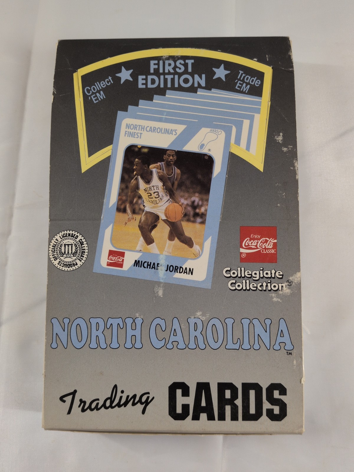1989 North Carolina Tar Heels NCAA Collegiate Collection 1st Edition Wax Box 36