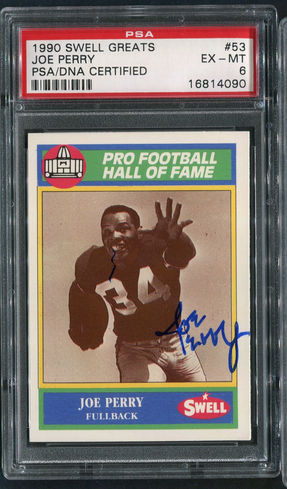 1990 Swell Joe Perry #53 Signed Autograph Auto PSA/DNA