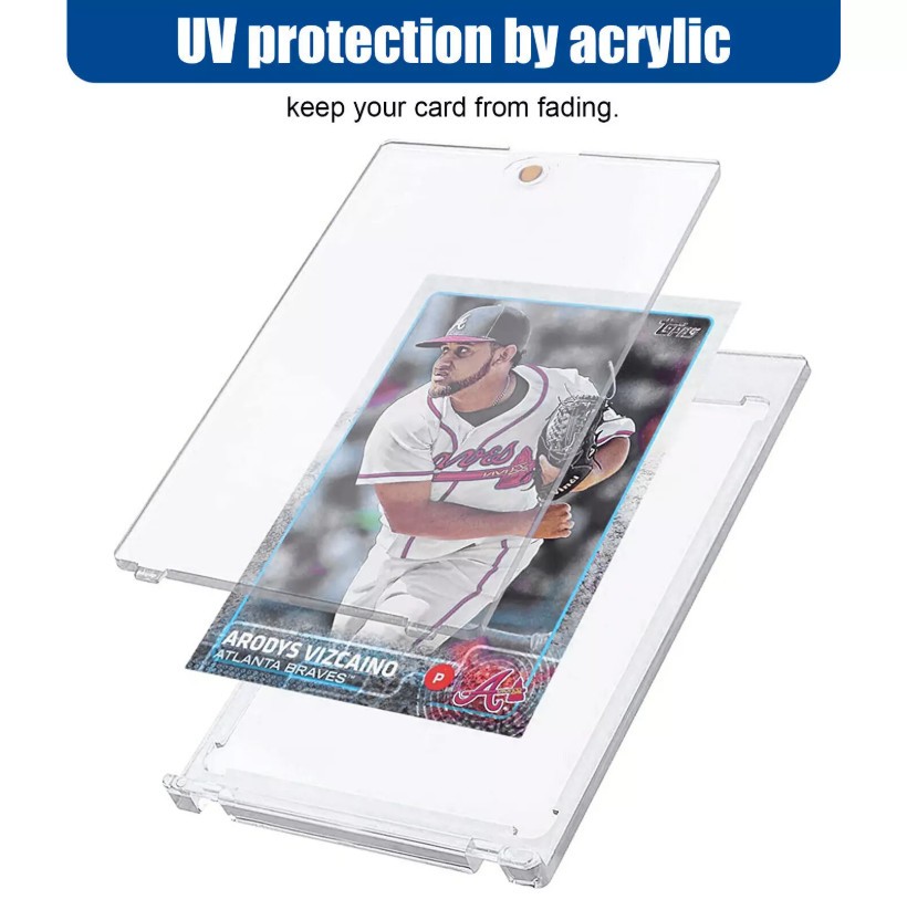 You Pick! Magnetic Card Holder 35 55 75 100 130 180 pt One-Touch UV Protection