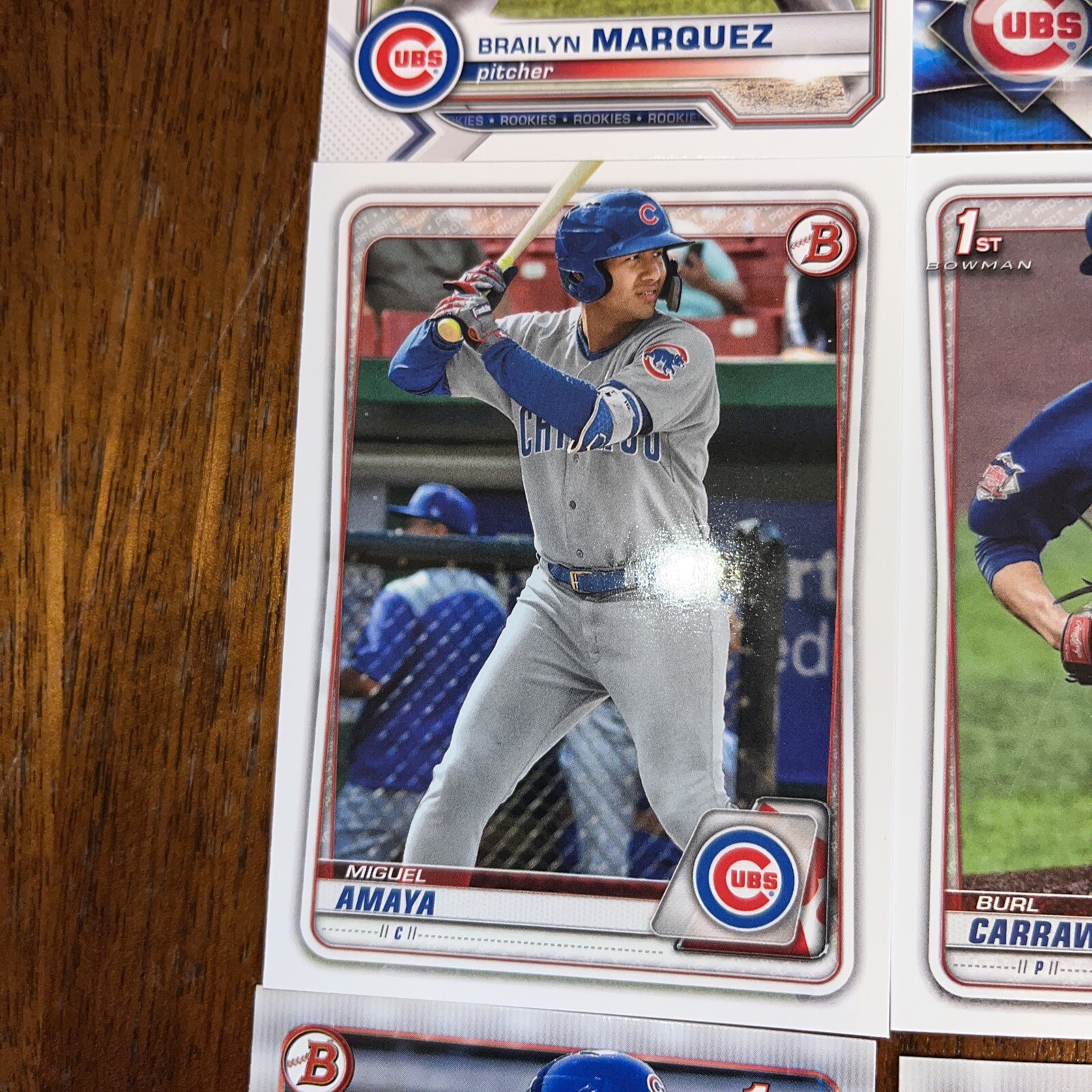 Chicago Cubs Lot Of Cards Madrigal, Rizzo, Nwogu, Marquez Option #1