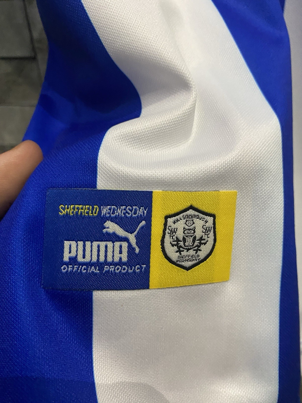 Sheffield Wednesday 97/98 Home Shirt Size Adults Large #11 Di Canio