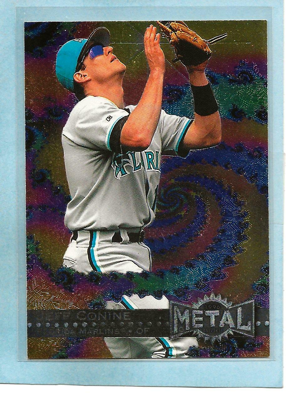 JEFF CONINE – 1996 Metal Universe – #164 – Marlins – $1.00 Shipping
