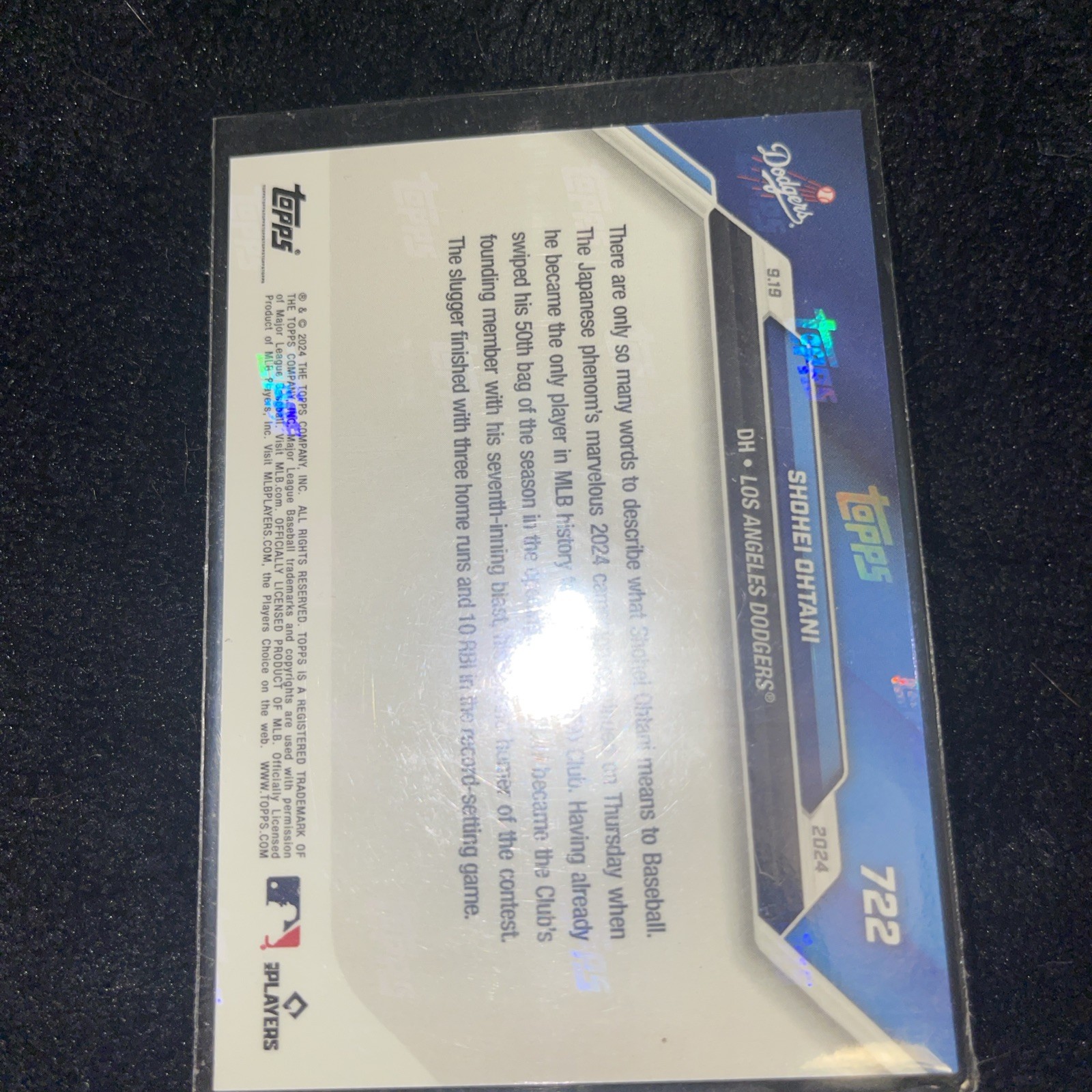 2024 Topps Now – Shohei Ohtani #722 /653737