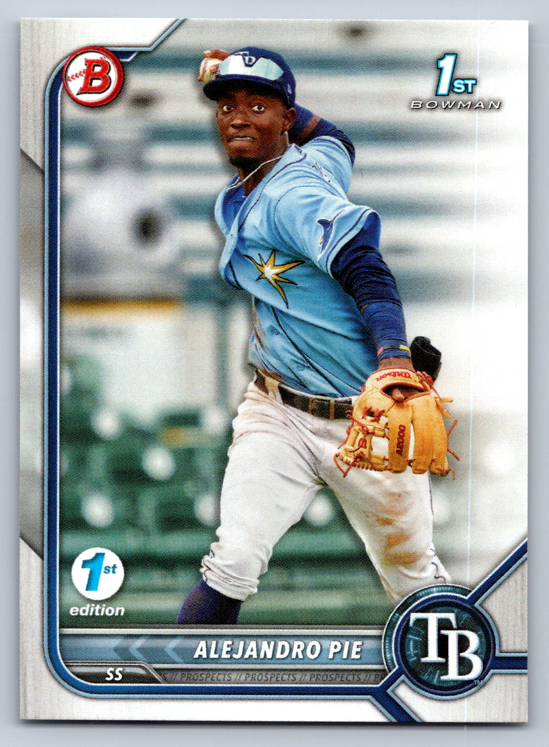 2022 1st Bowman 1st Edition #BPPF-99 Alejandro Pie Tampa Bay Rays Baseball Card