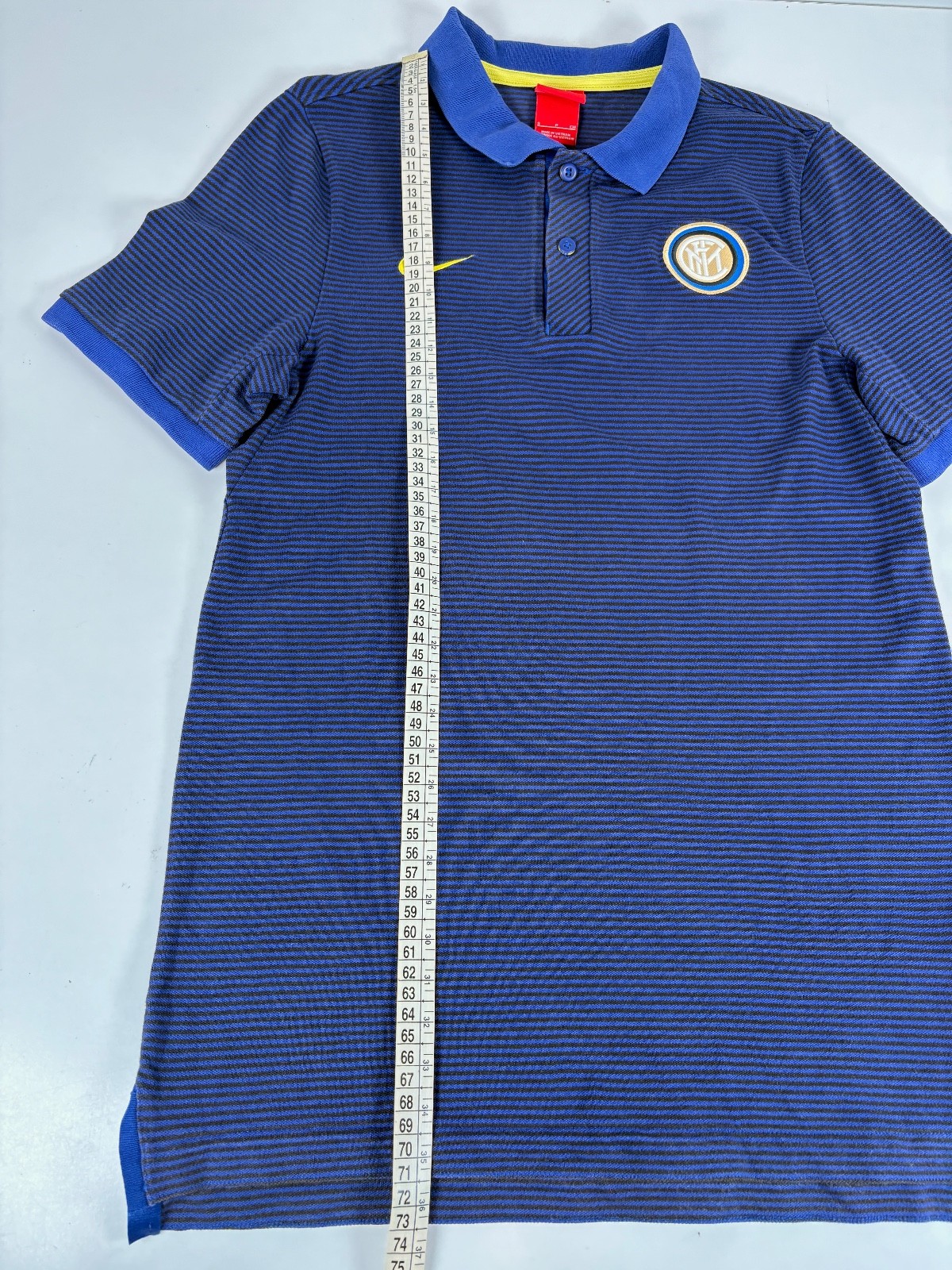 INTER MILAN 2016 NIKE Authentic Polo Football Shirt S Italy Blue Jersey