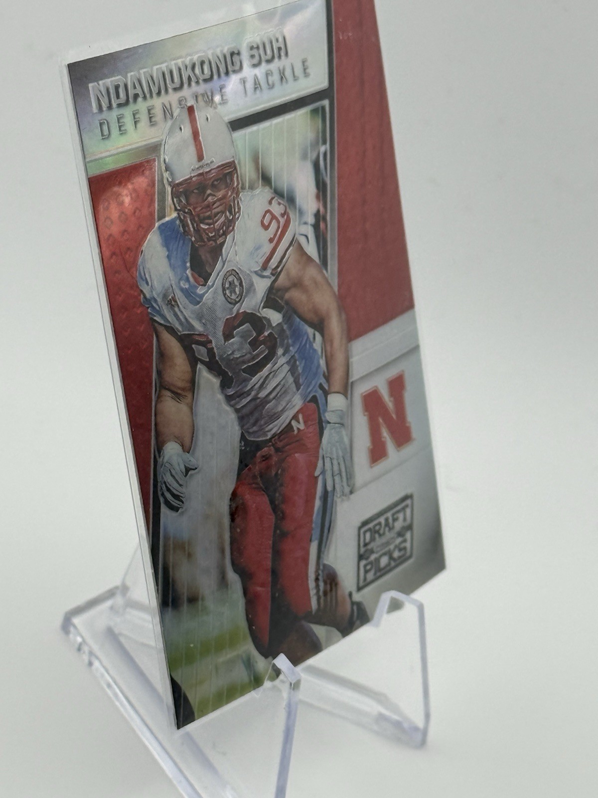 2016 Prizm Collegiate Draft Picks – Ndamukong Suh Silver Prizm (RC) #77
