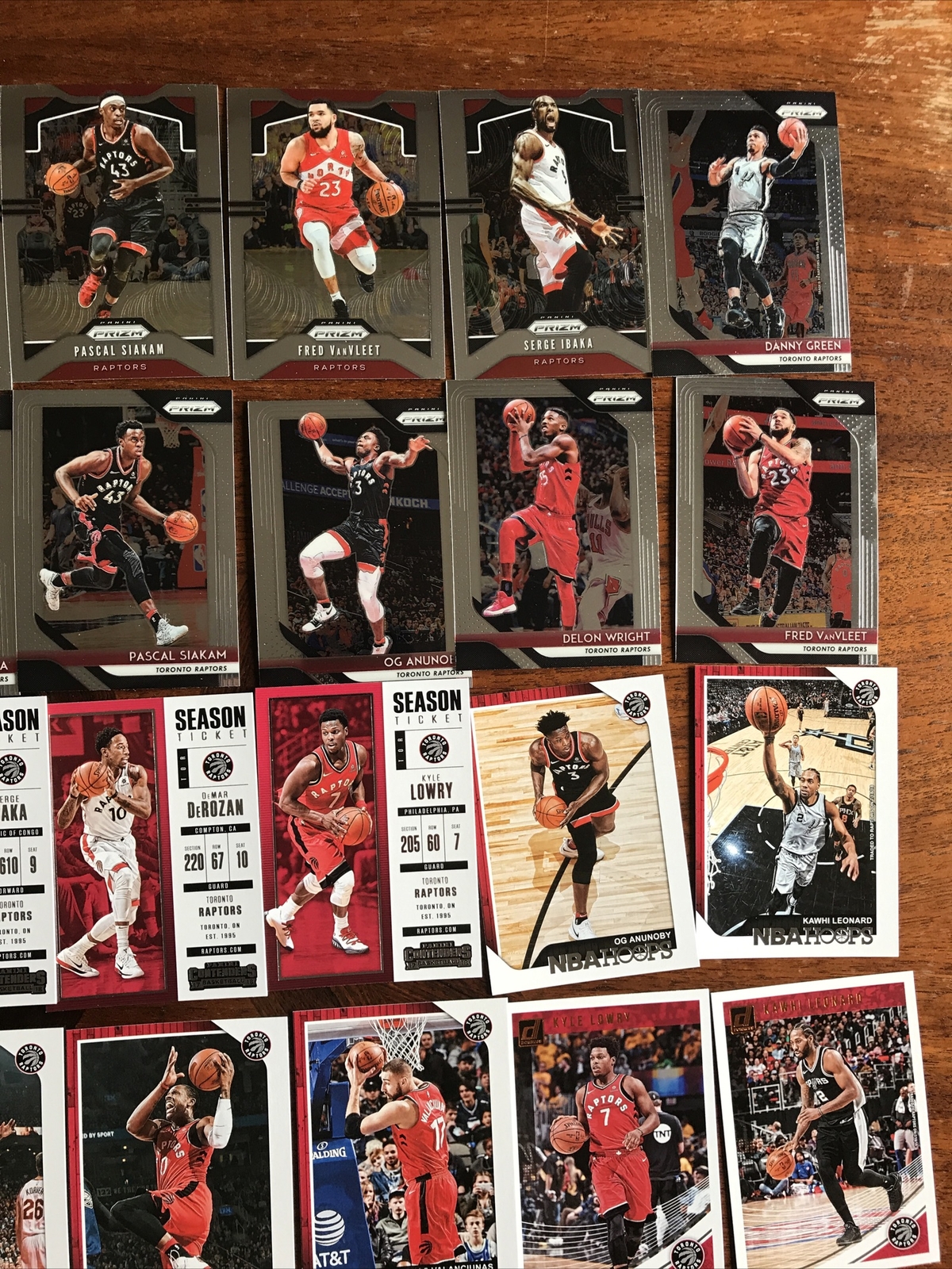 Toronto Raptors Includes VanVleet, Ibaka, Lowry, Siakam, Leonard Option #1