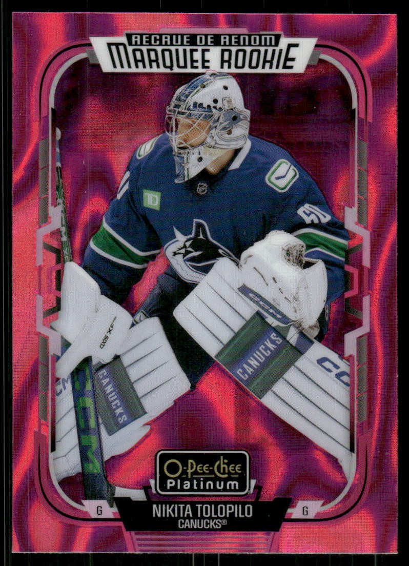 2025-26 O-Pee-Chee Platinum Pink Magma #264 Nikita Tolopilo – HKY