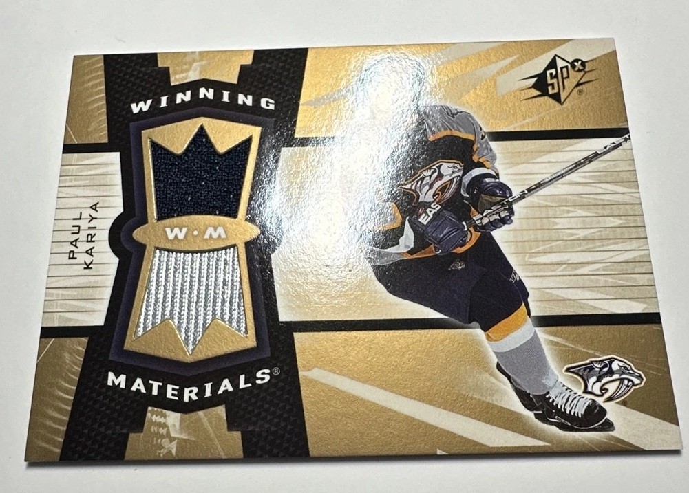 2006-07 SPx – Winning Materials Paul Kariya #WM-PK (MEM)