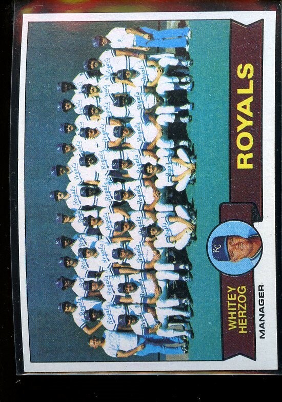 1979 TOPPS TEAM CARD #451 WHITEY HERZOG ROYALS NM/MT D016955