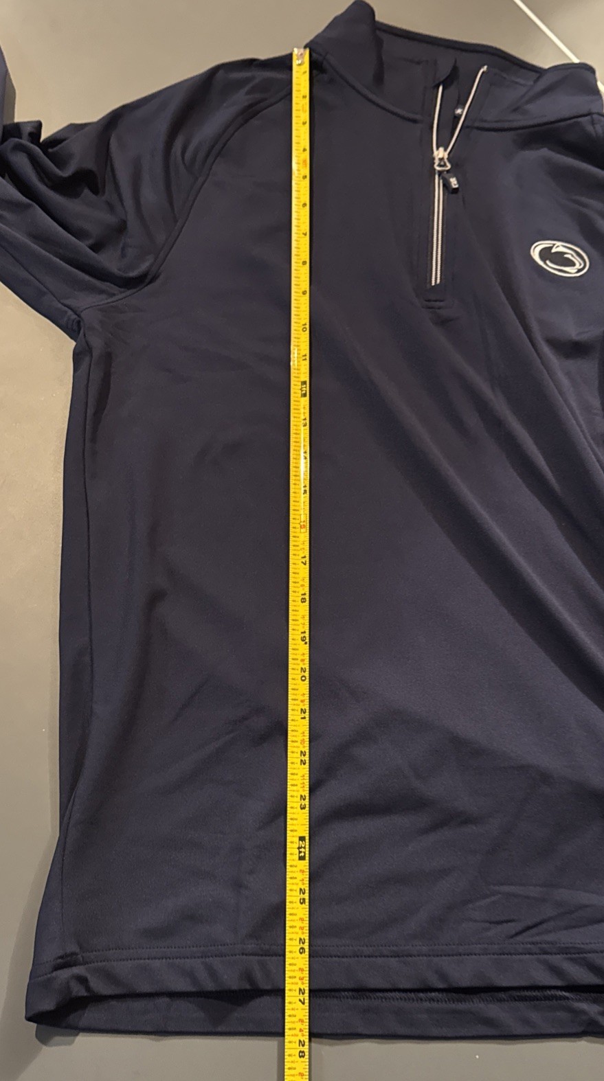 Cutter & BuckPerformance Fleece Penn State Nittany Lions Mens Med Blue 1/4 Zip
