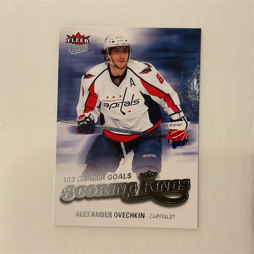 Fleer Ultra 2008-09 Alex Ovechkin Scoring Kings Insert #SK20 Capitals NHL