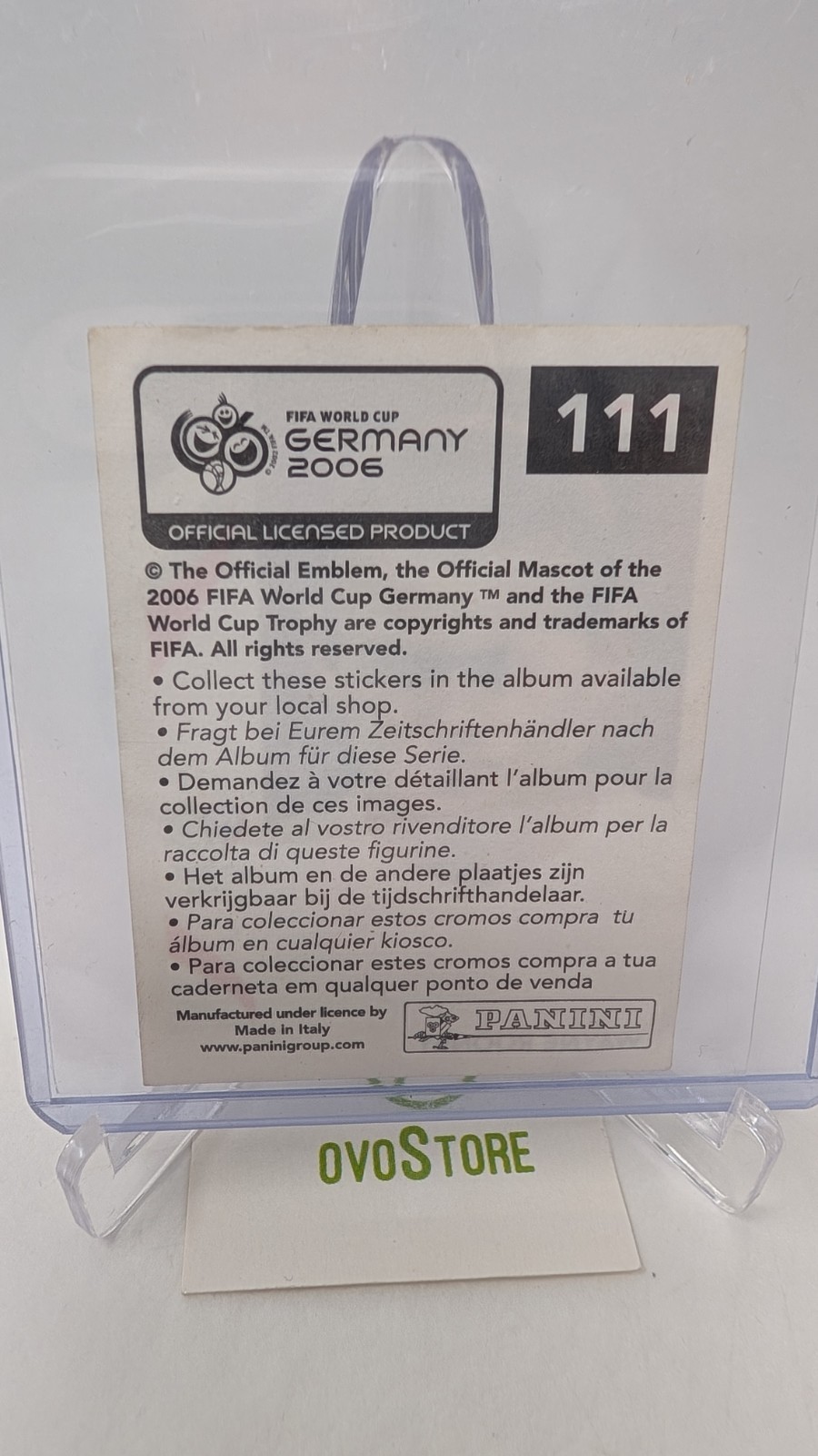 2006 Panini FIFA World Cup Germany Wayne Rooney England #111