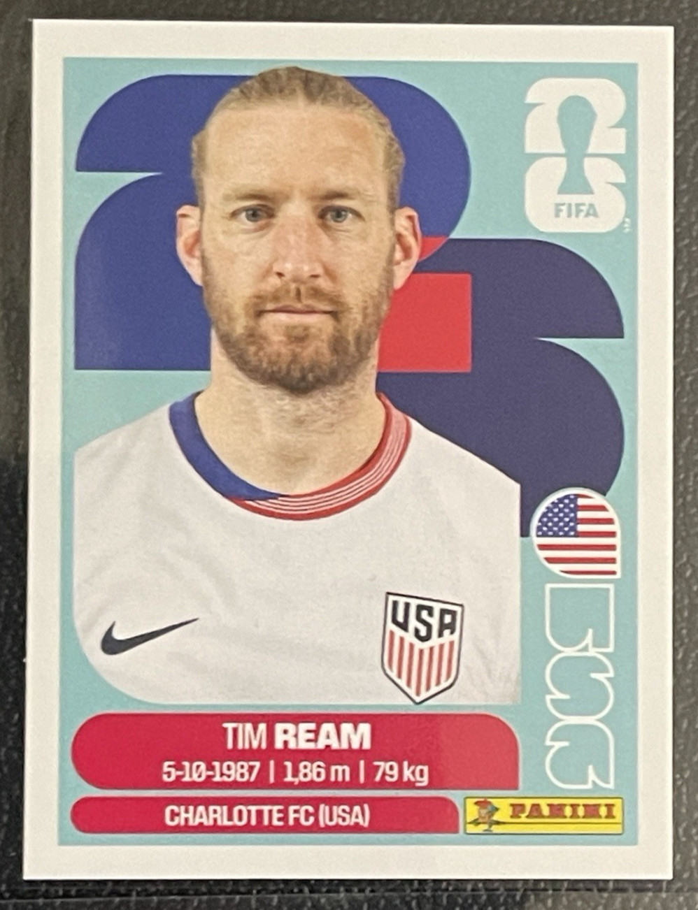USA 1-20 Complete Panini World Cup 2026 Stickers + 5 Blue Parallels Pulisic