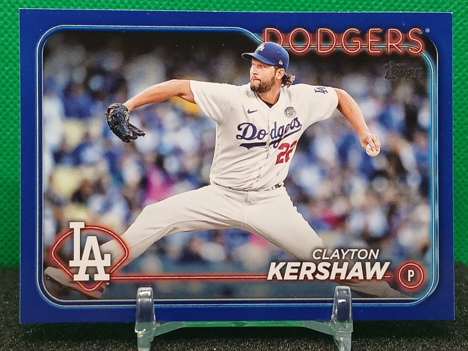 Clayton Kershaw Blue Team Color 2024 Topps Series 2 #351 Los Angeles Dodgers