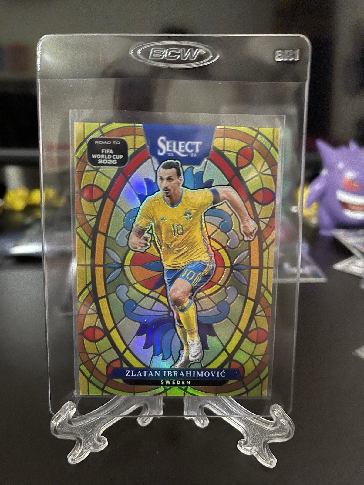 Zlatan Ibrahimovic 25/26 Panini Select Stained Glass SSP #22