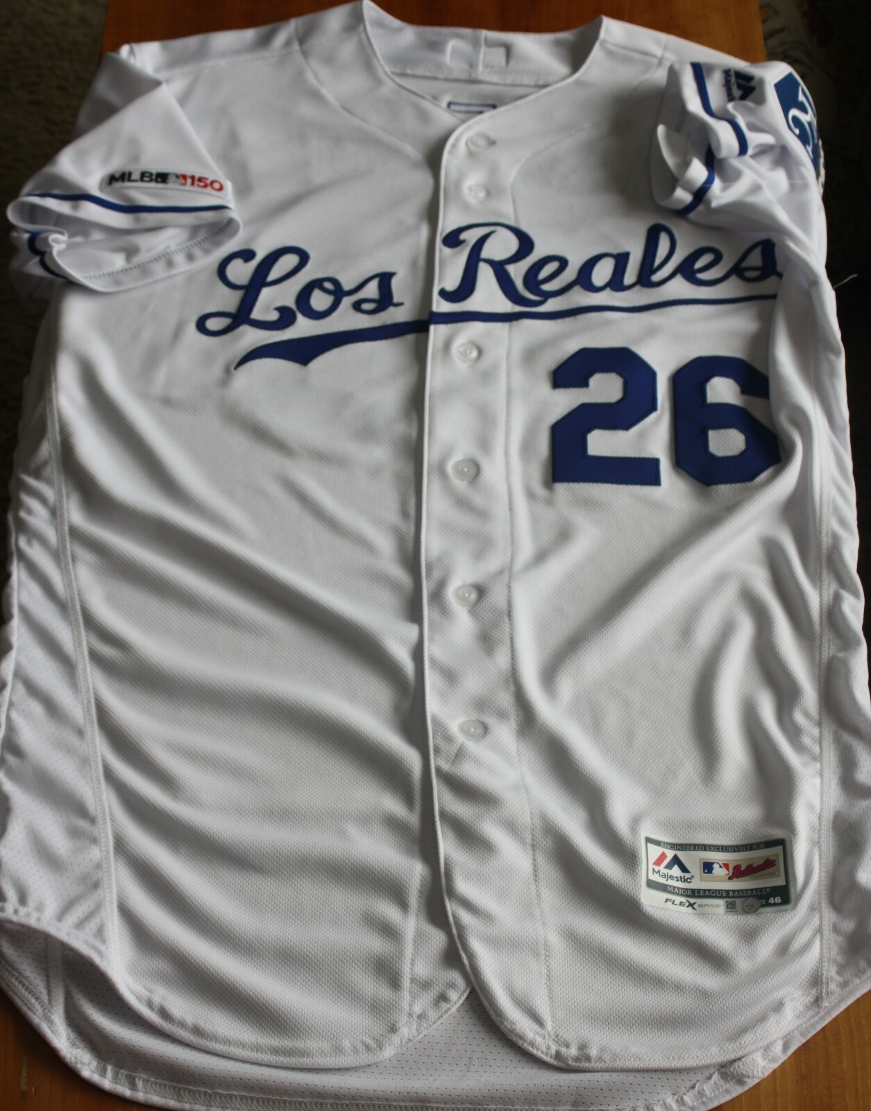 Kansas City Royals 2019 Game Used Jersey Brad Boxberger P Latin Night