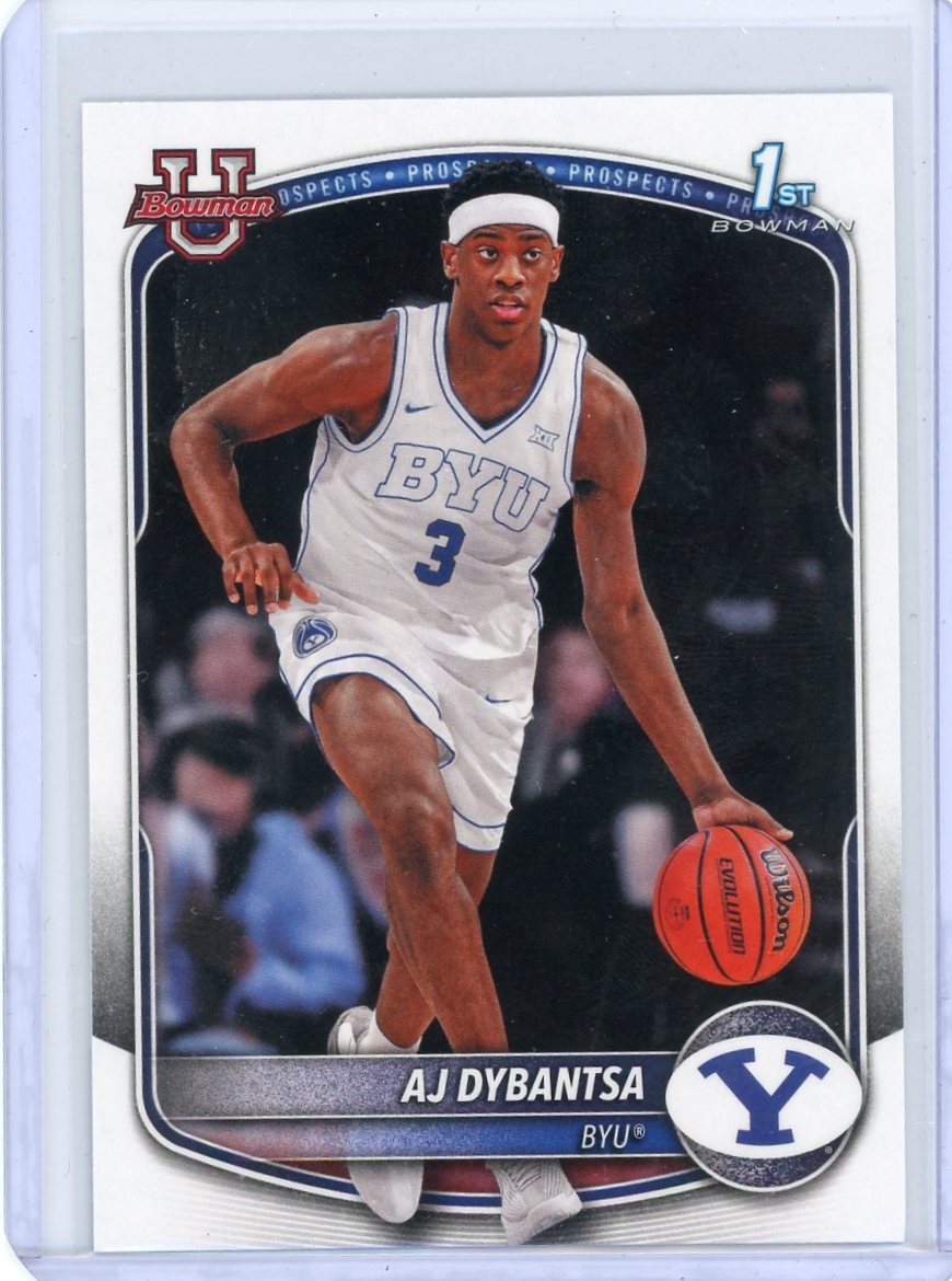 2025 Bowman #BPP-1 AJ Dybantsa 1st Bowman Paper Rookie RC BYU