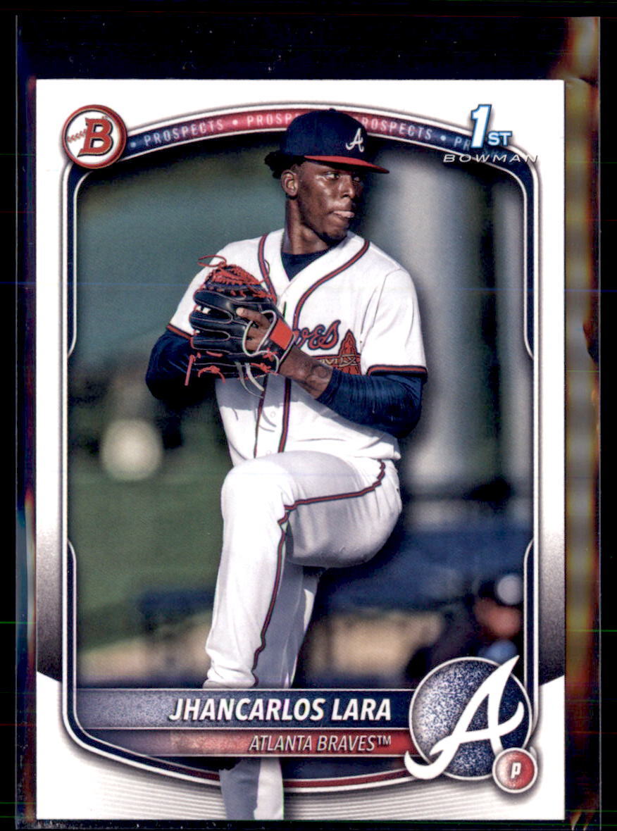 2025 Bowman Prospect Paper Jhancarlos Lara Atlanta Braves #BP-126 5 Card Lot