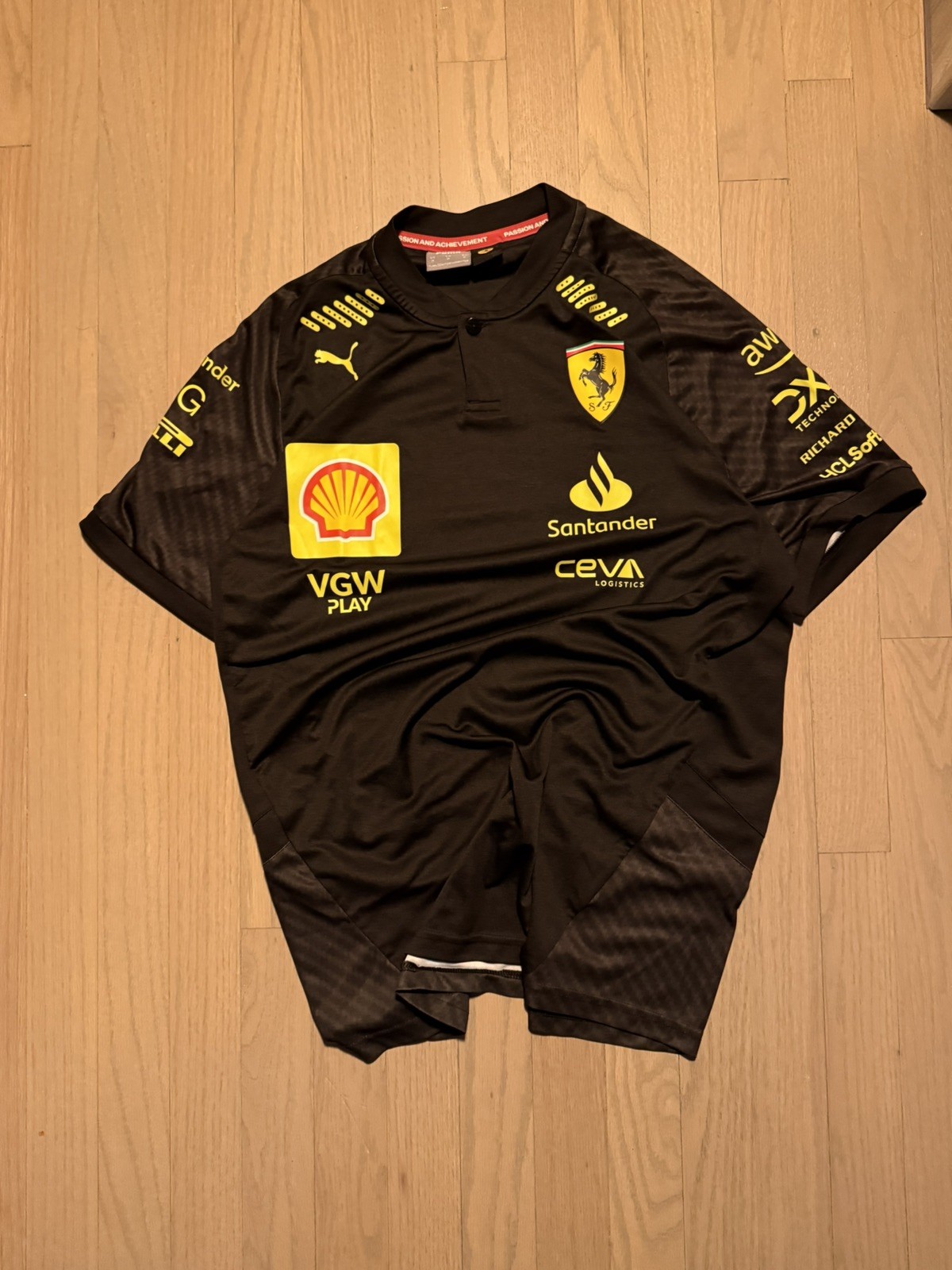 Scuderia FERRARI Team MONZA Shirt Men T-shirt – Size M – PUMA 2024 –