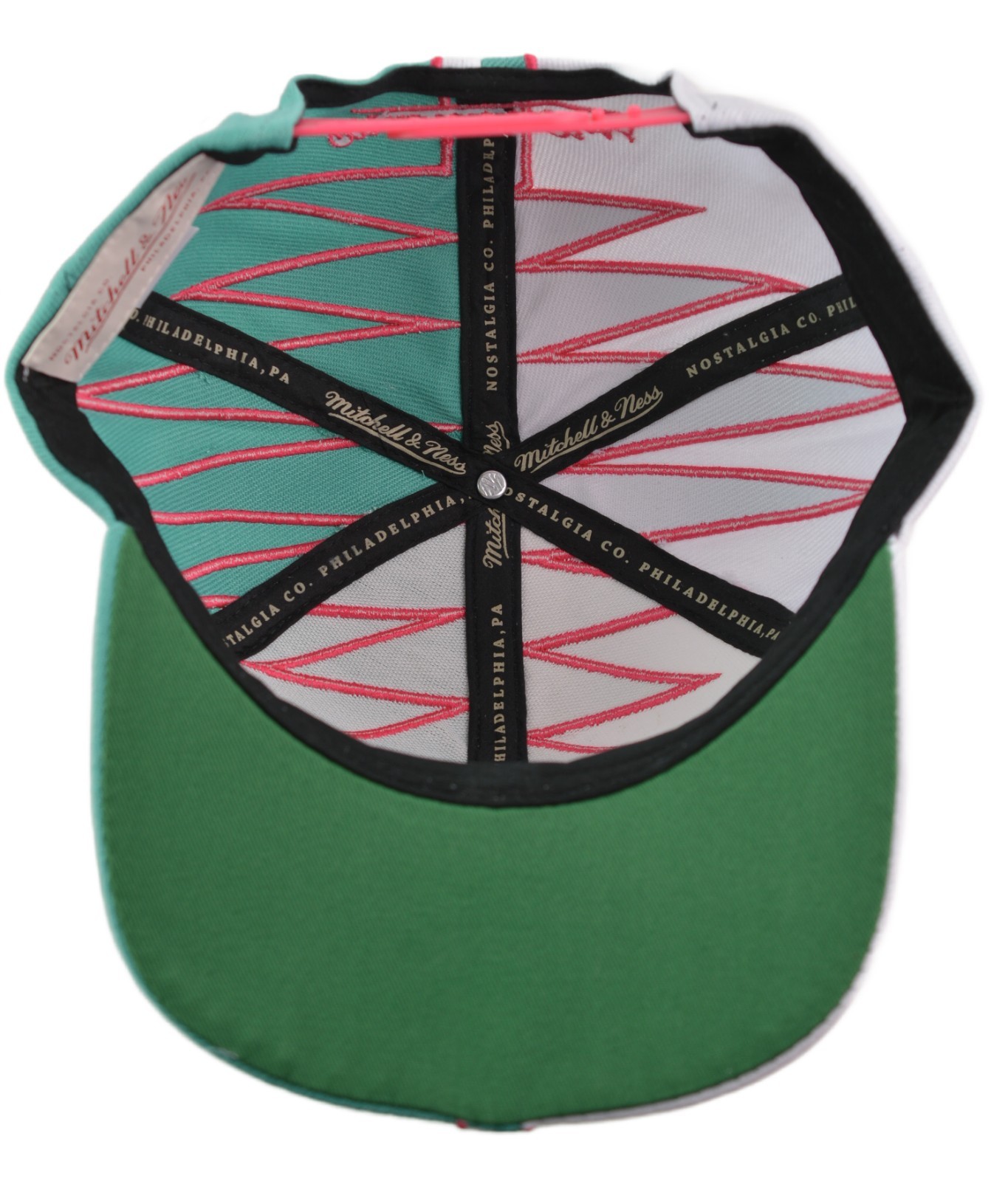 San Antonio Spurs NBA Shockwave Men’s Snapback Hat by Mitchell & Ness