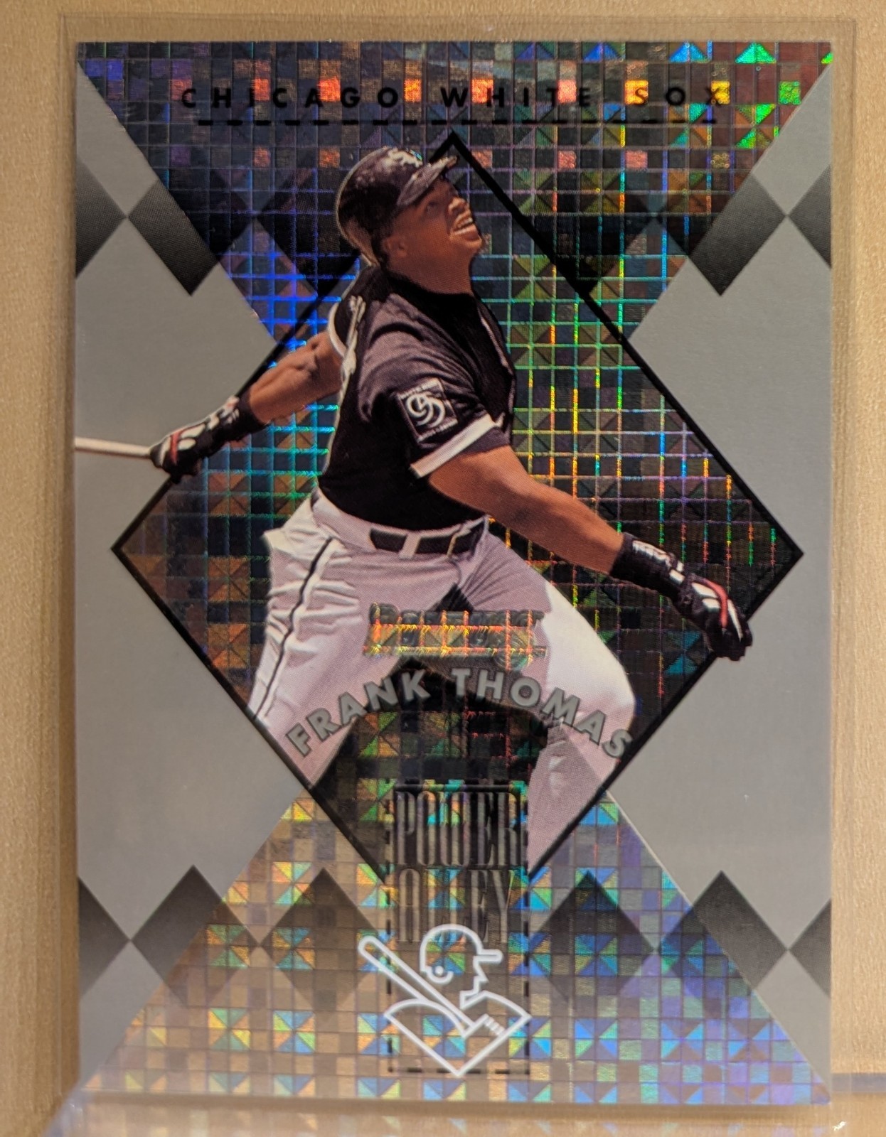 1996 Donruss POWER ALLEY #1 Frank Thomas HOF RARE ICONIC HOLOFOIL INSERT /4500