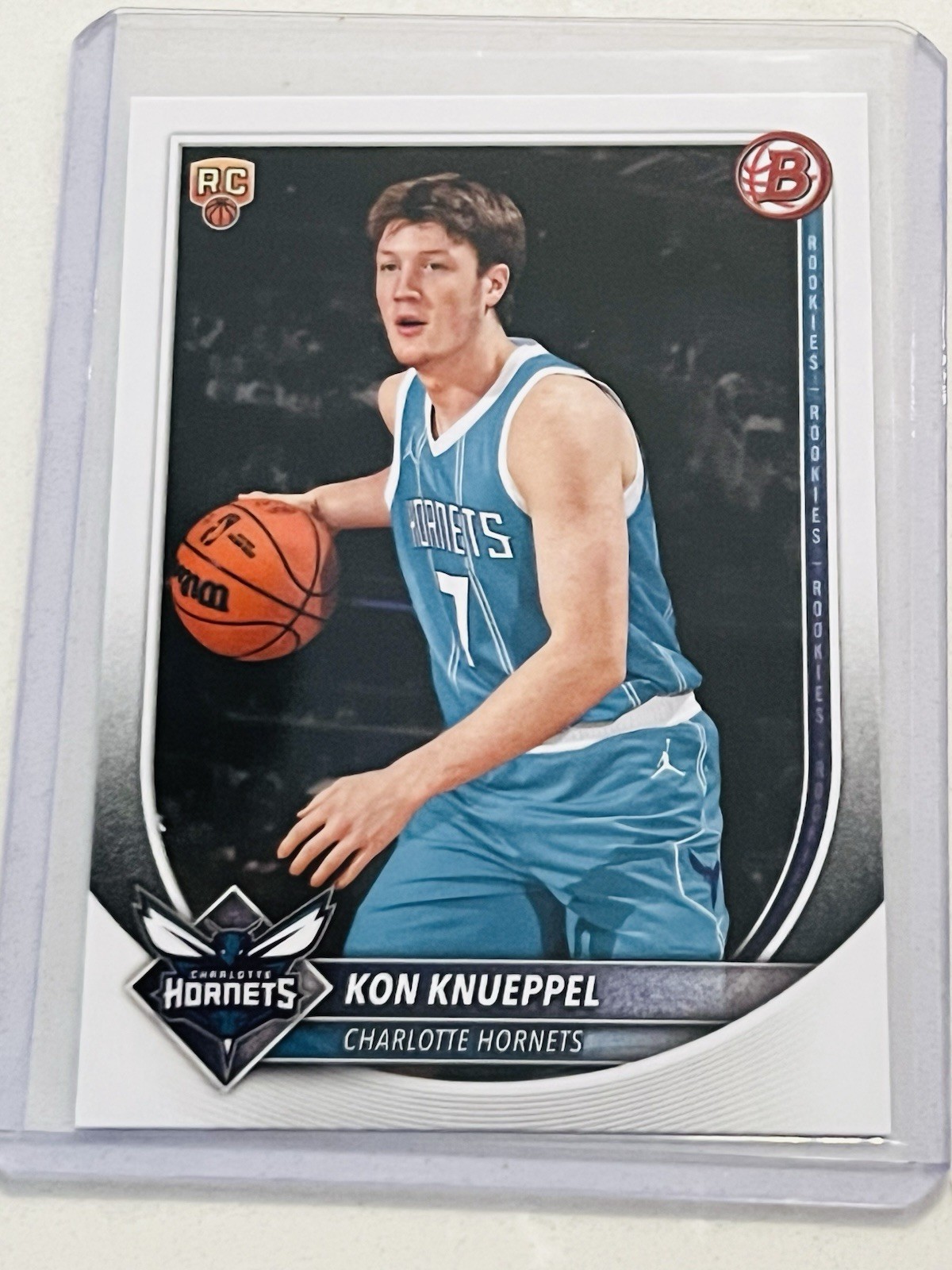 2025-26 Bowman Basketball – Kon Knueppel – RC #4 Charlotte Hornets