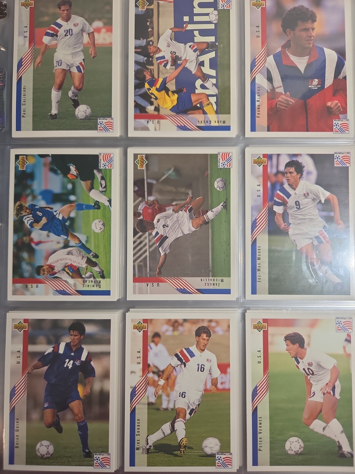 1994 Upper Deck World Cup USA Complete Set Cards #1-330 Mia Hamm Rookie Card!