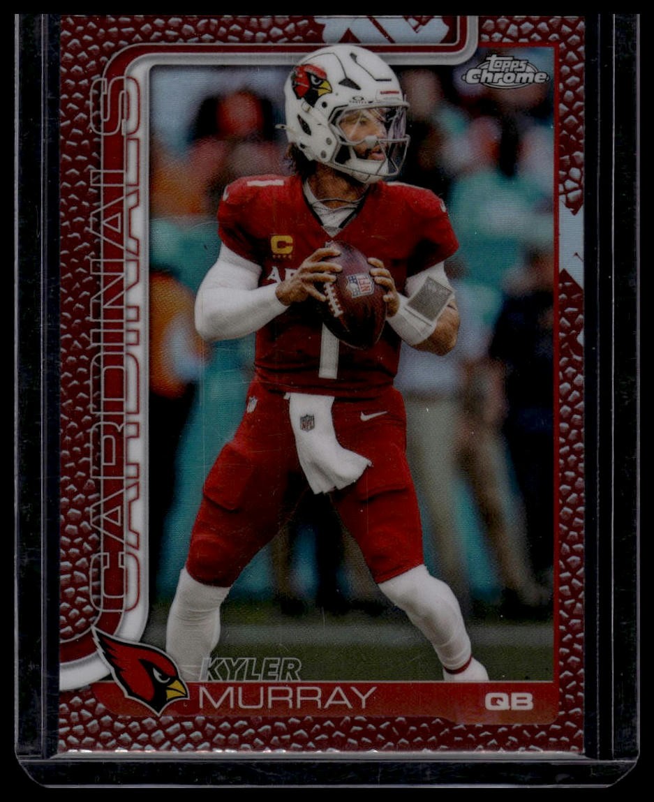 2025 Topps Chrome #5 Kyler Murray Leather Refractor