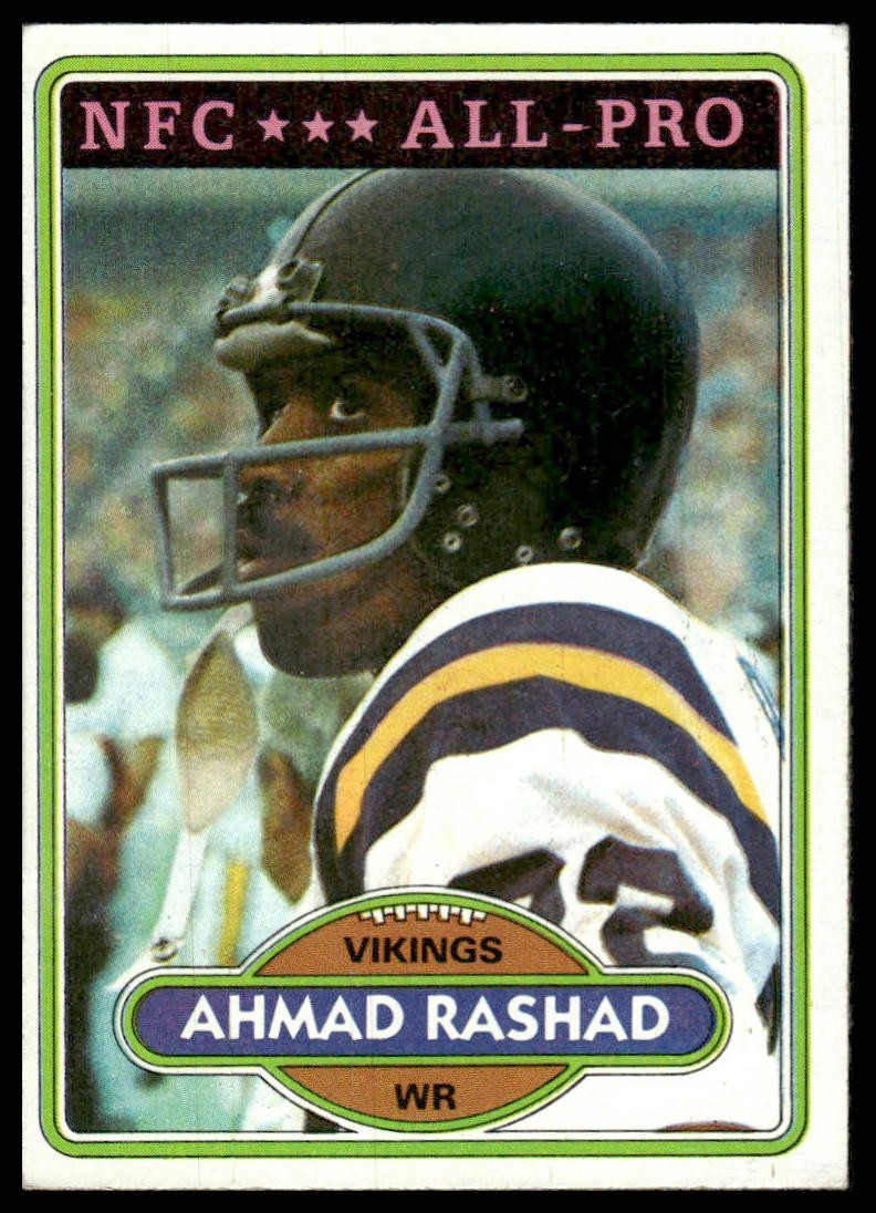 Ahmad Rashad 1980 Topps #467 Minnesota Vikings