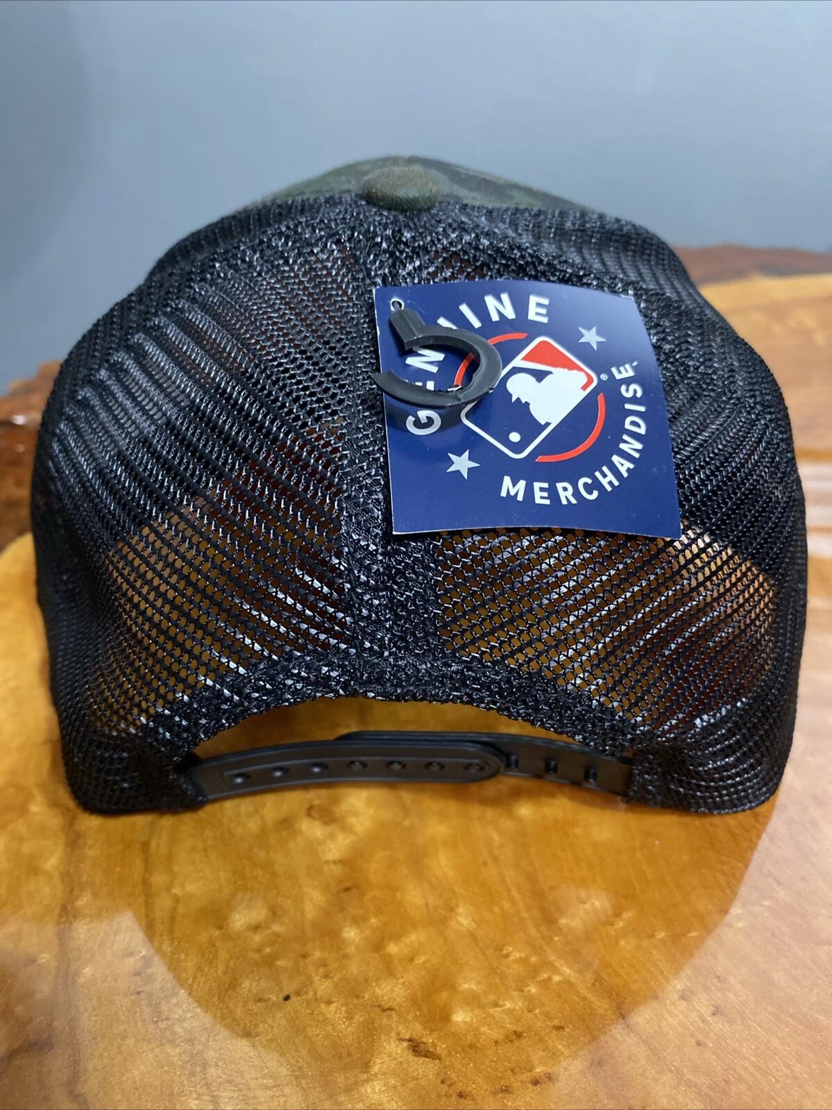 Genuine Merchandise Atlanta Braves Camo Hat MLB NEW Snap Back Adjustable