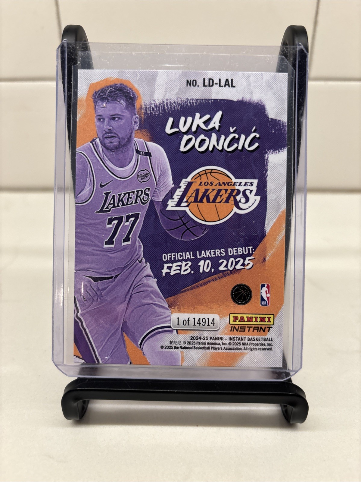 2024-25 Panini Instant – Luka Doncic Lakers Debut Luka Dončić #LD-LAL /14914