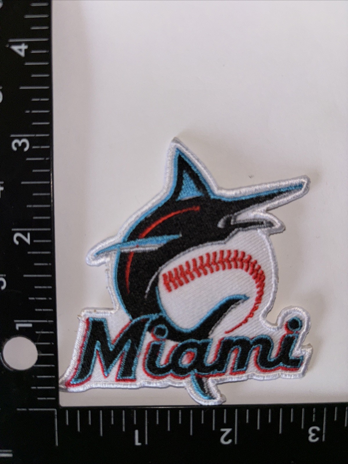 Miami Marlins iron on patch
