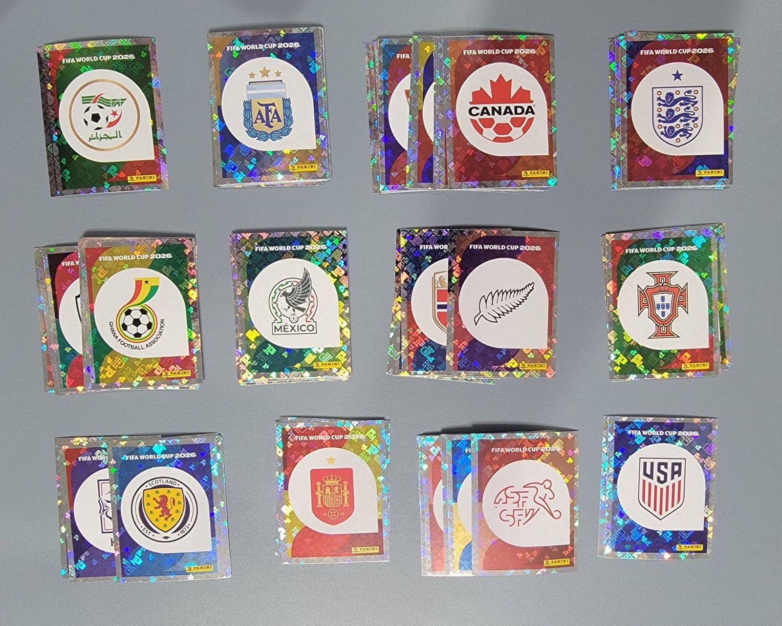 2026 Panini World Cup Sticker Team Logo/Badge