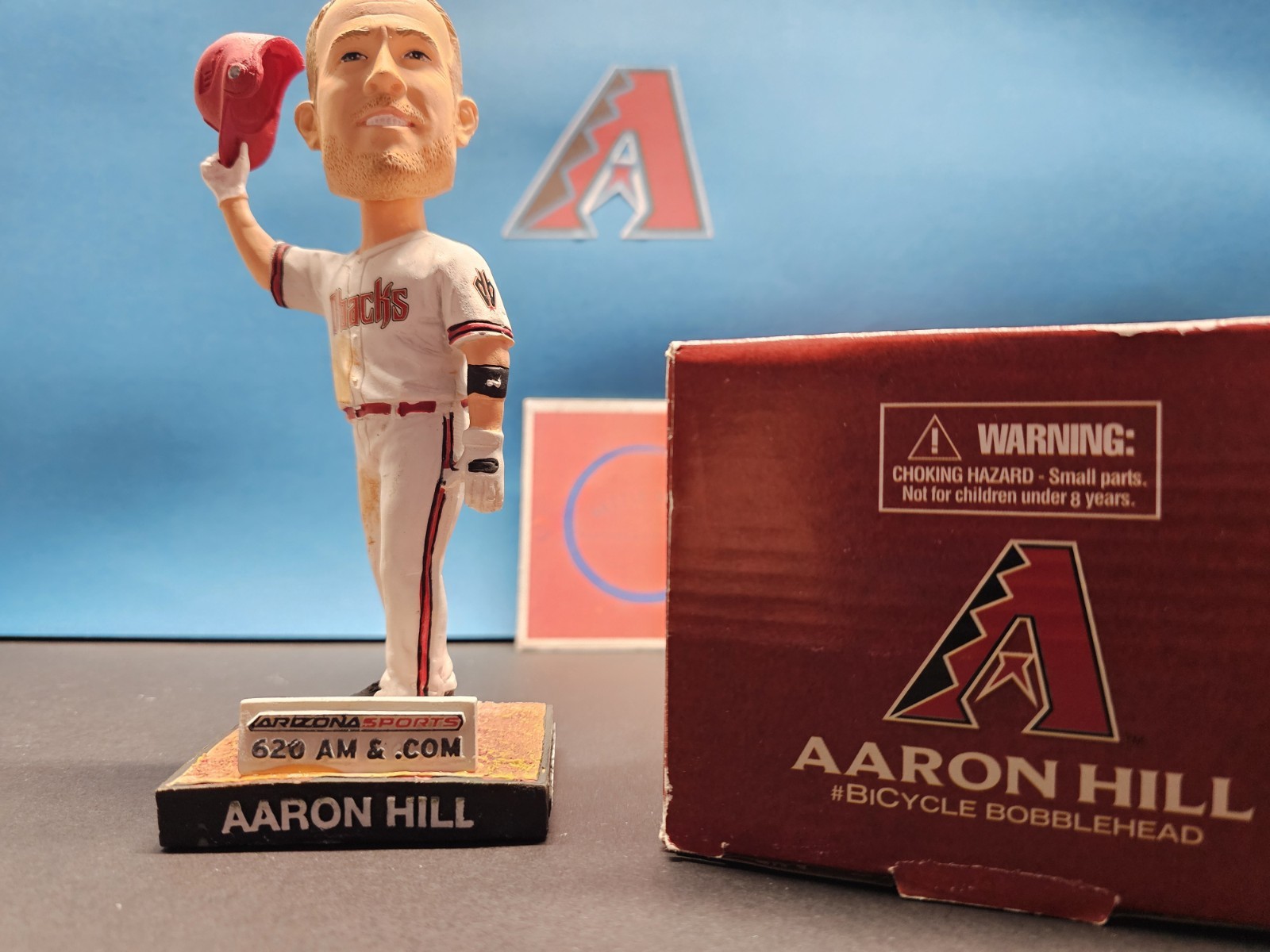 Aaron Hill Arizona Diamondbacks MLB 2013 SGA Bobblehead NIB BiCycle