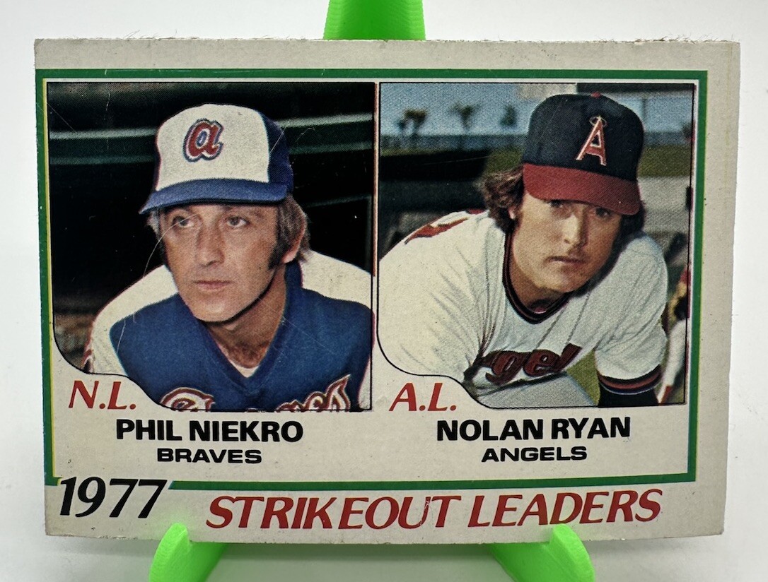 1978 Topps – League Leaders #206 Nolan Ryan, Phil Niekro