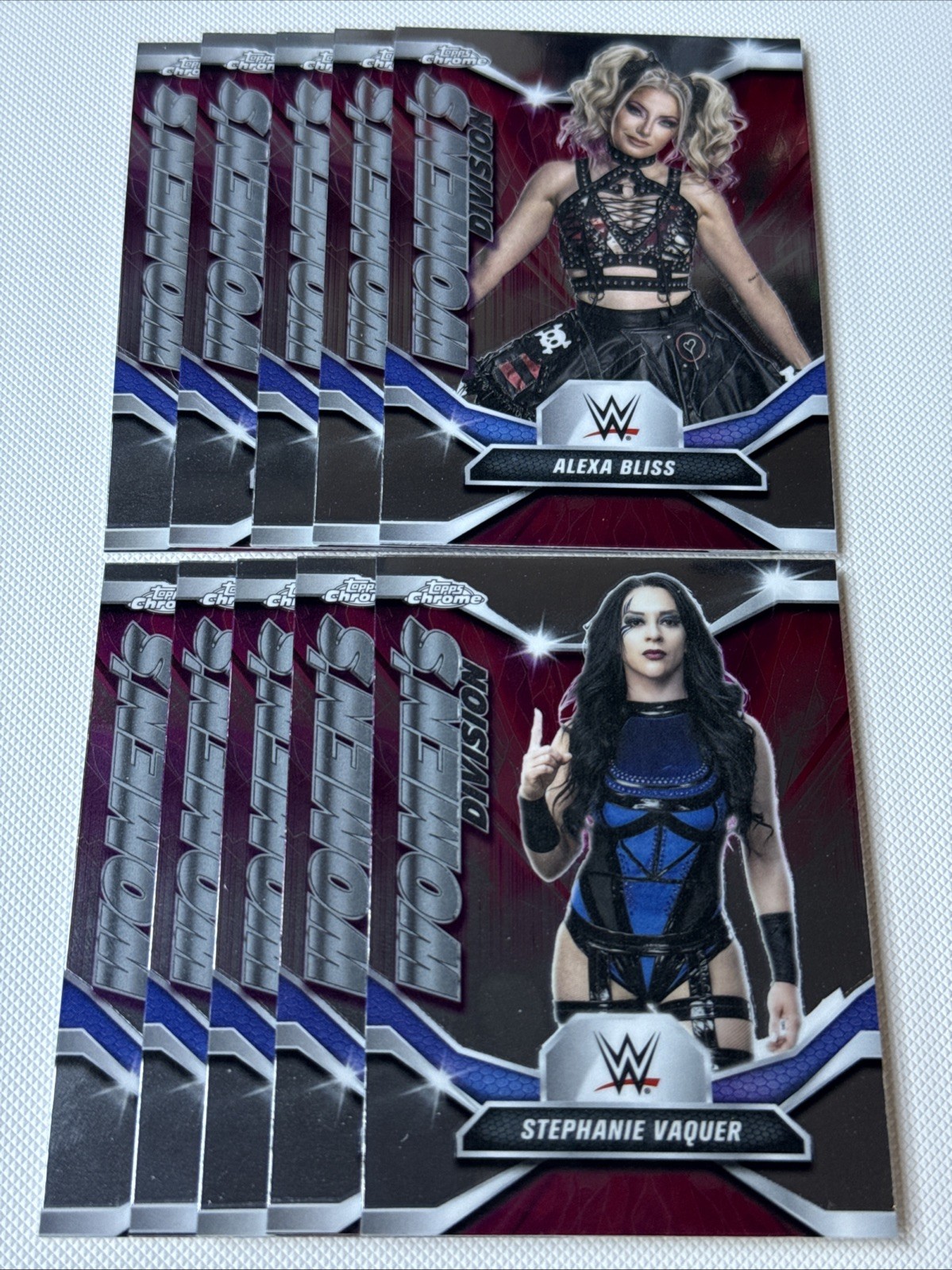 WOMEN’S DIVISION 2026 Topps Chrome WWE Wrestling Cards You Pick/Choose! READ*