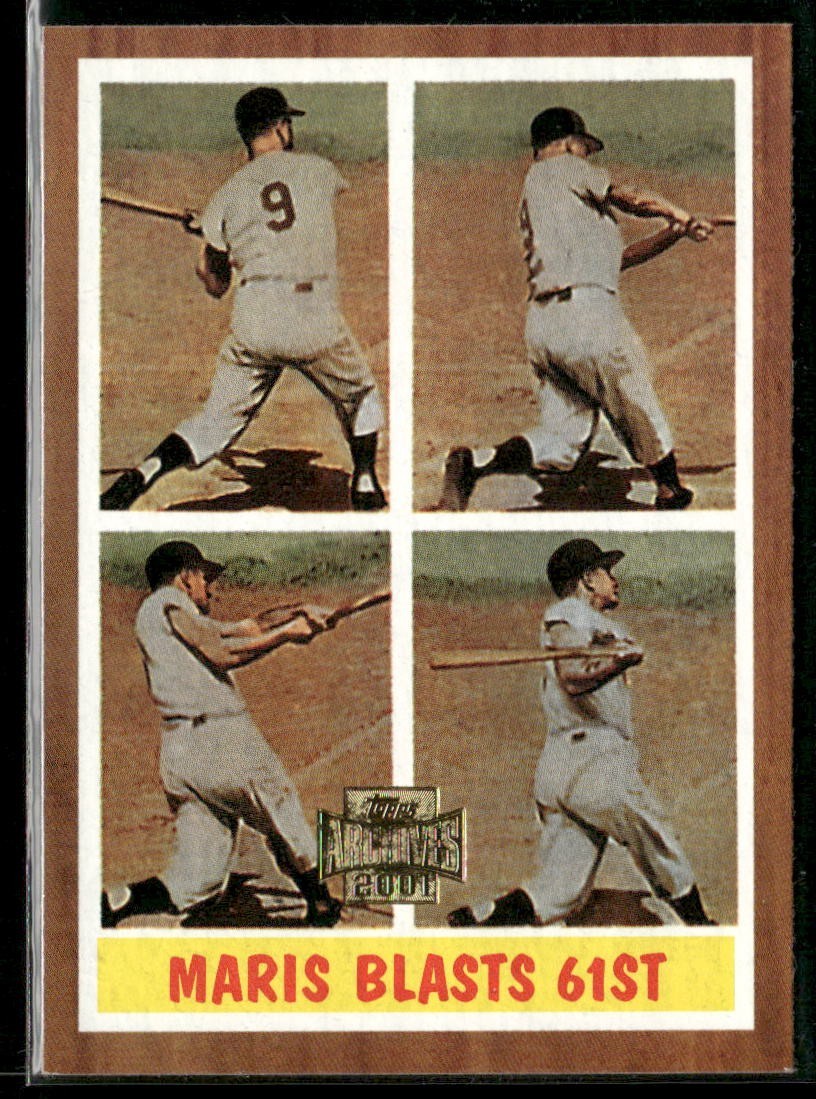 2001 Topps Archives ’62 Roger Maris #438 ~ NM-MT ~